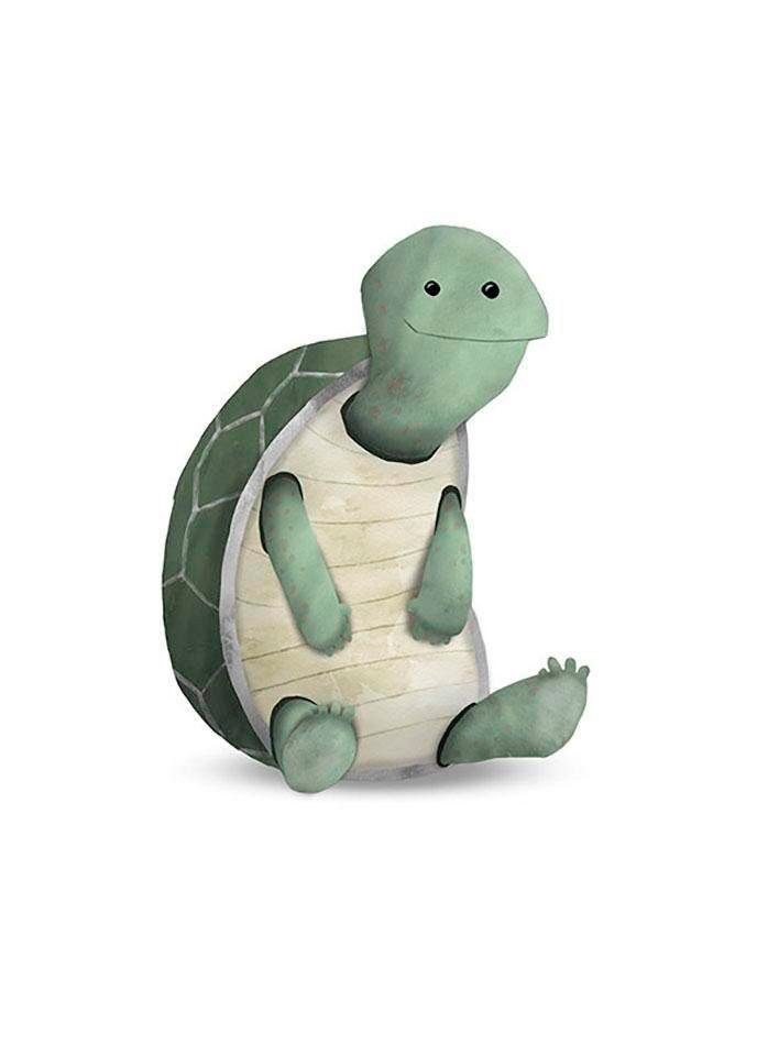 Komar Poster Cute animal Turtle Hoogte: 70 cm