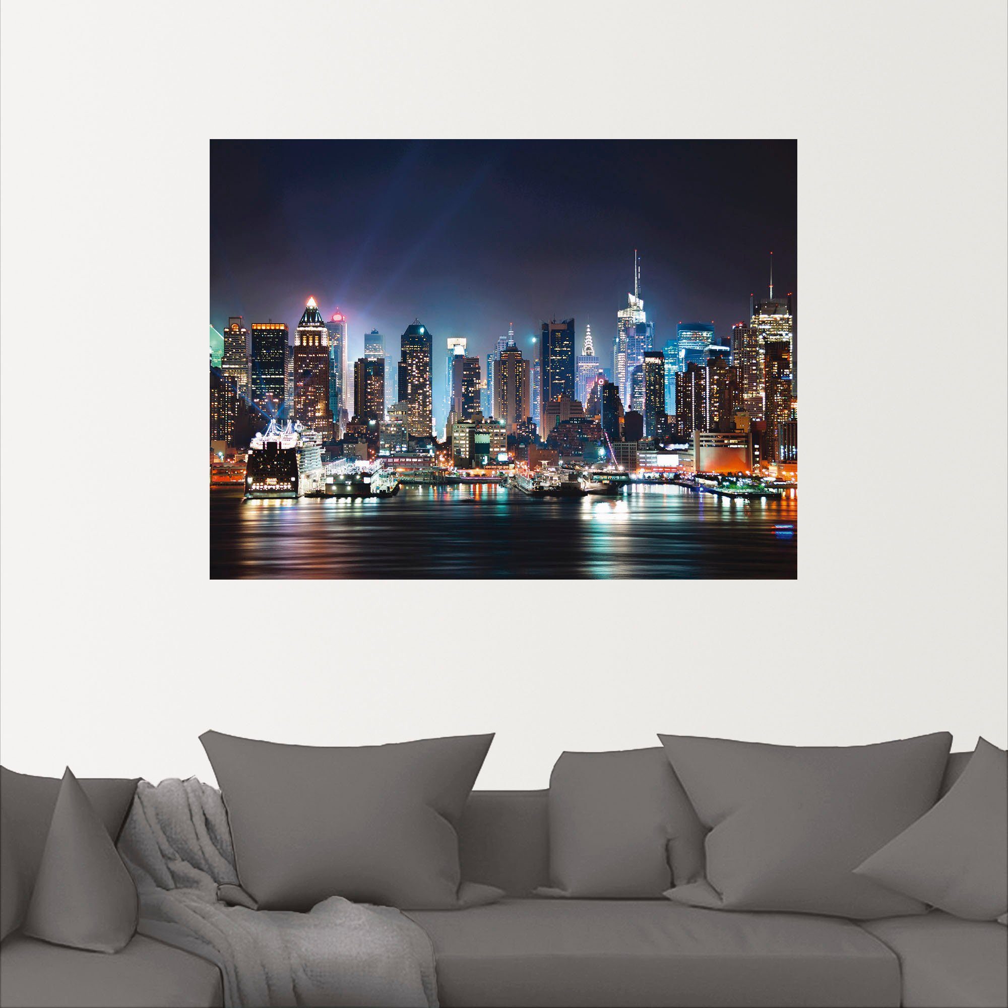 Artland Artprint New York City Times Square als artprint op linnen, poster, muursticker in verschillende maten