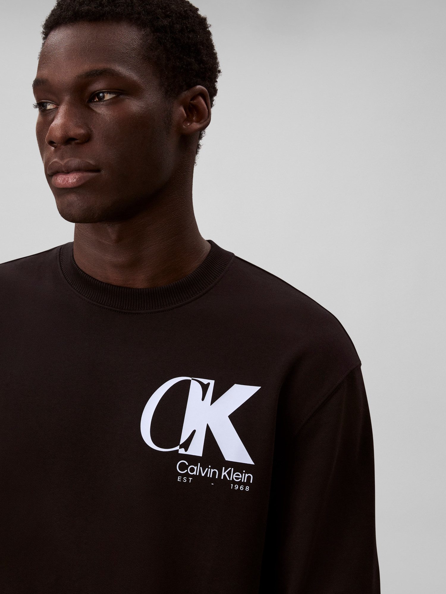 Calvin Klein Sweatshirt LS EU 350TERRY CK OVERLAP GRAPHI