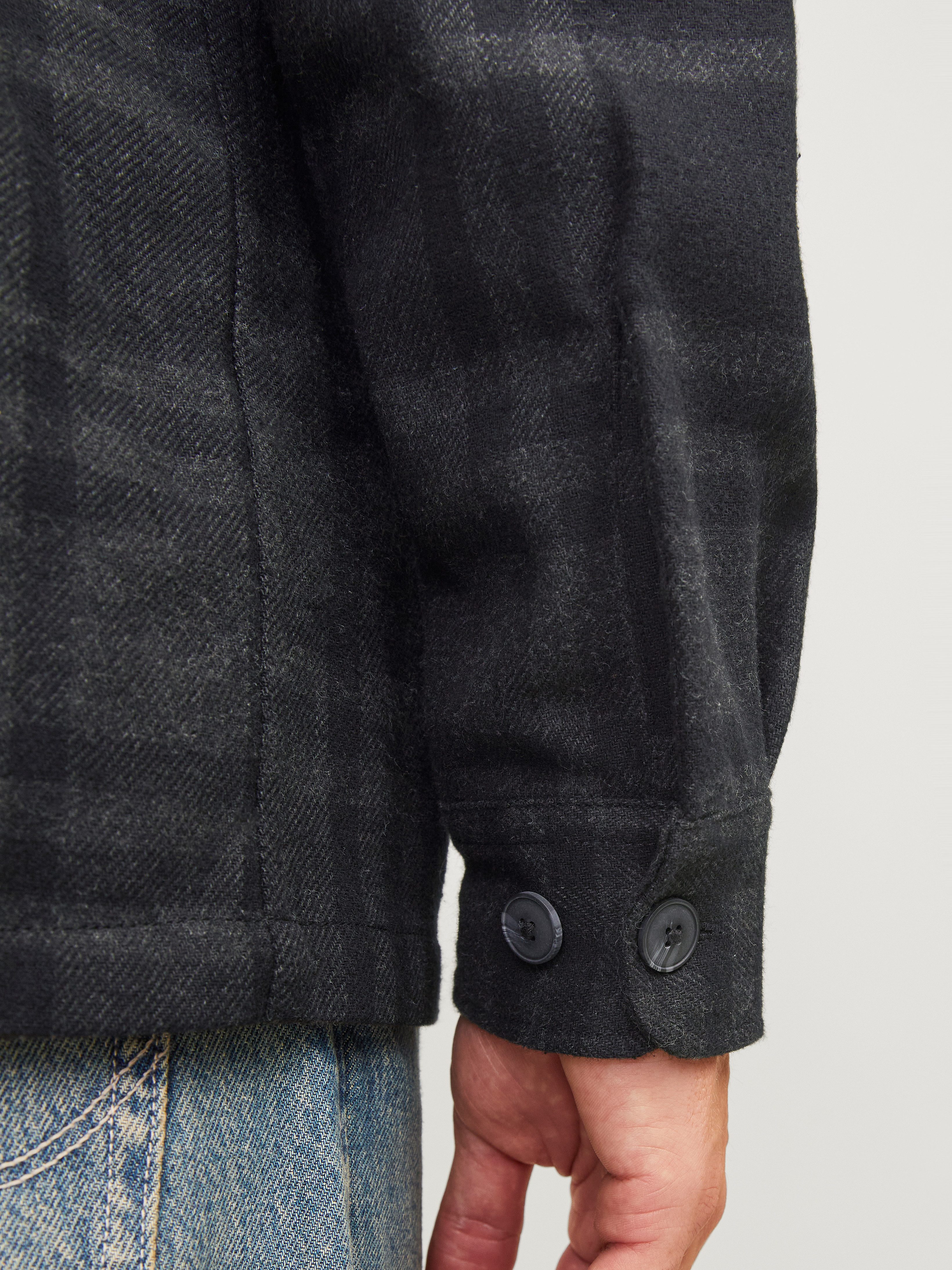 Jack & Jones Overhemd met lange mouwen JPRRAYMOND MELANGE CHECK LS OVERSHIRT SN