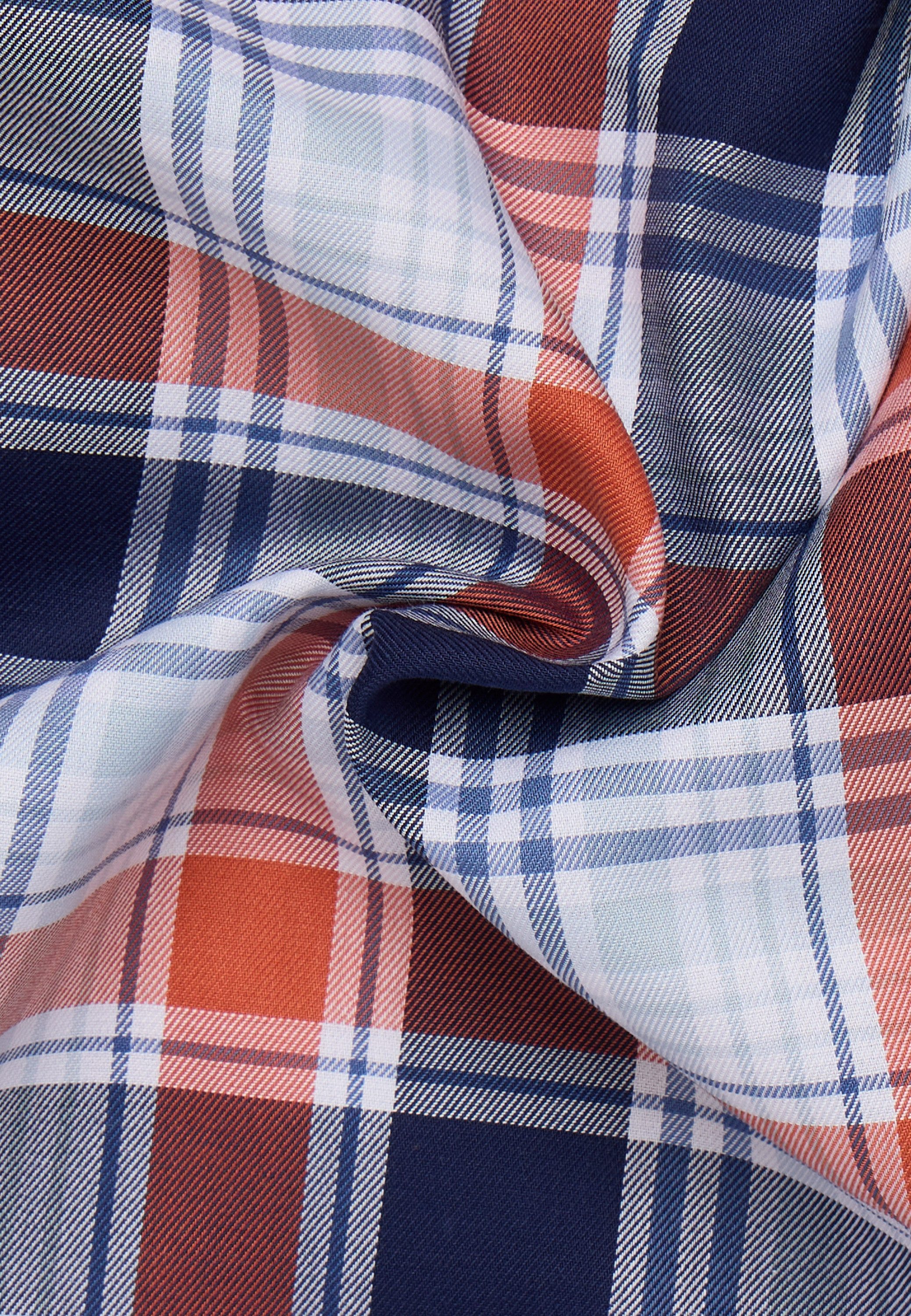 Eterna Overhemd met lange mouwen Comfort fit NON IRON (strijkvrij)