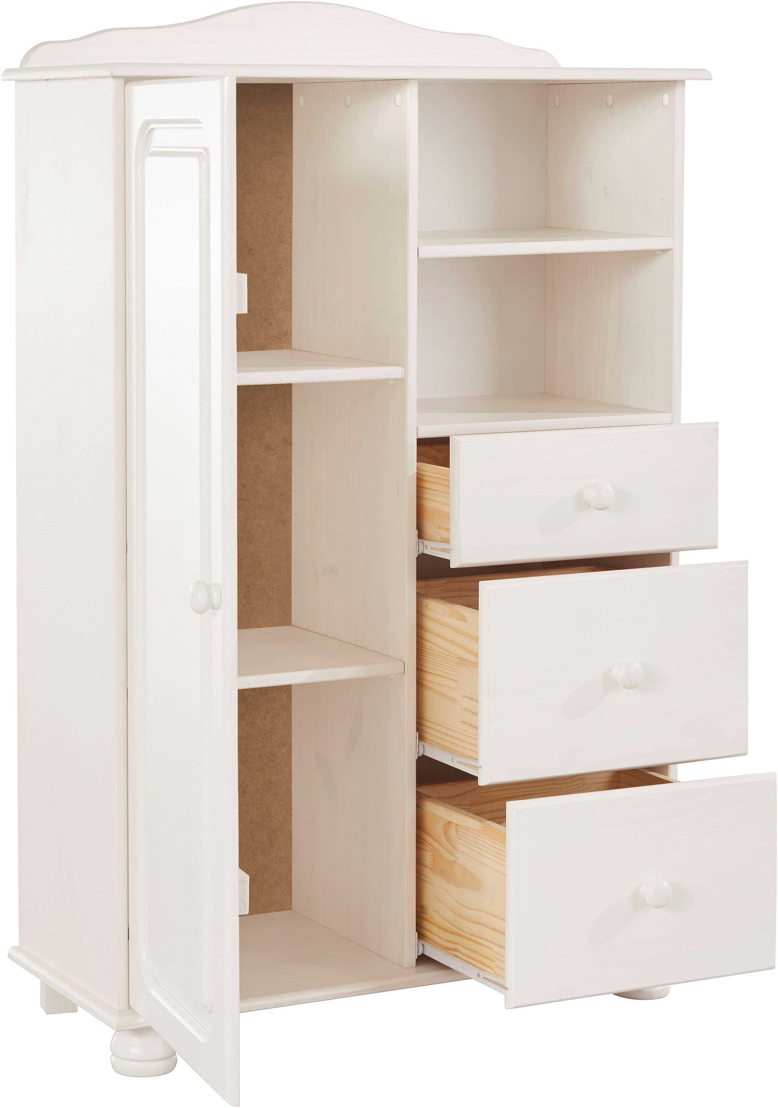 Home affaire Highboard Mette Opbergkast met 3 lades en verstelbare planken