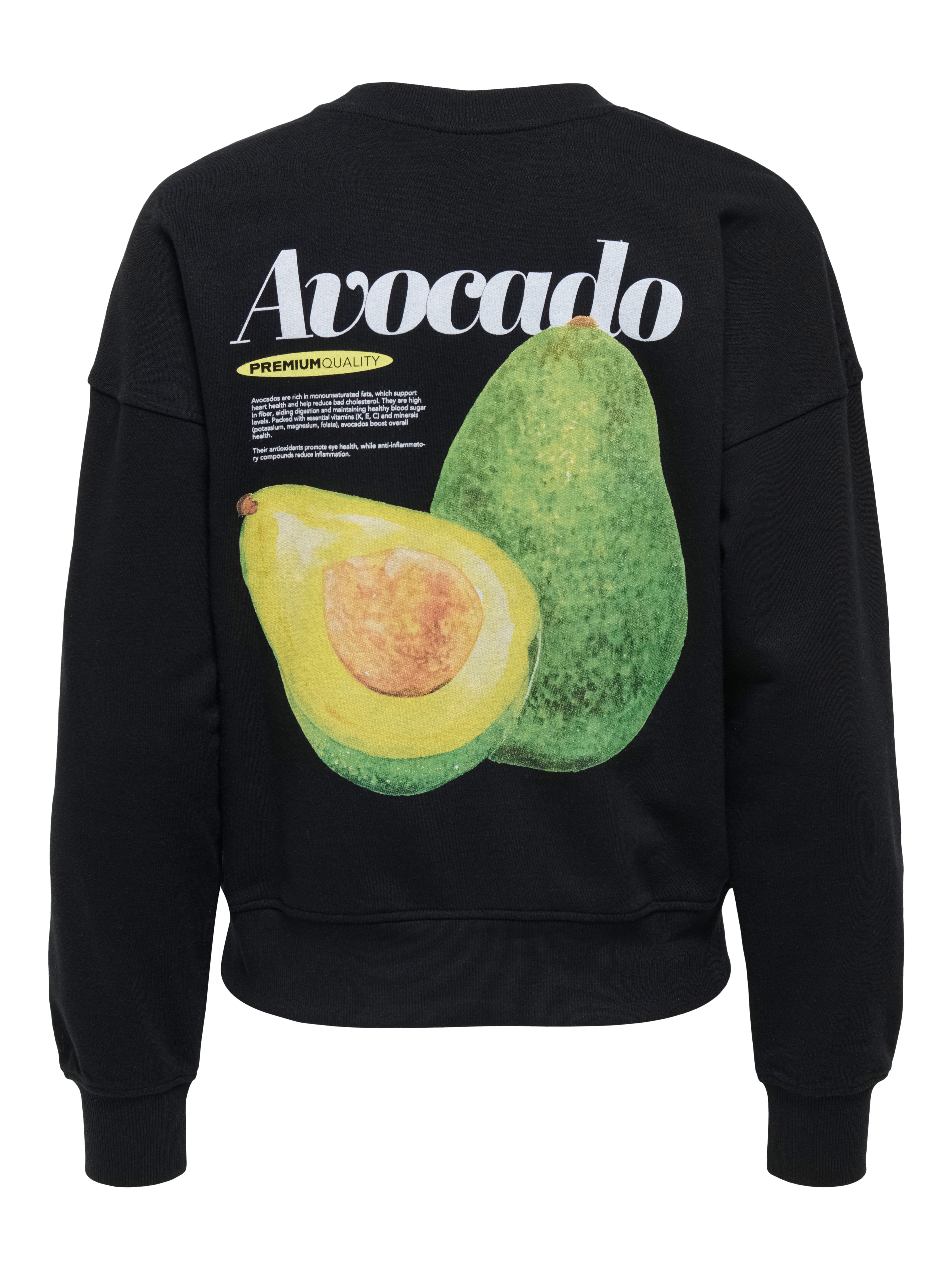 Only Sweatshirt ONLPHILEA L/S FRUIT O-NECK UB SWT
