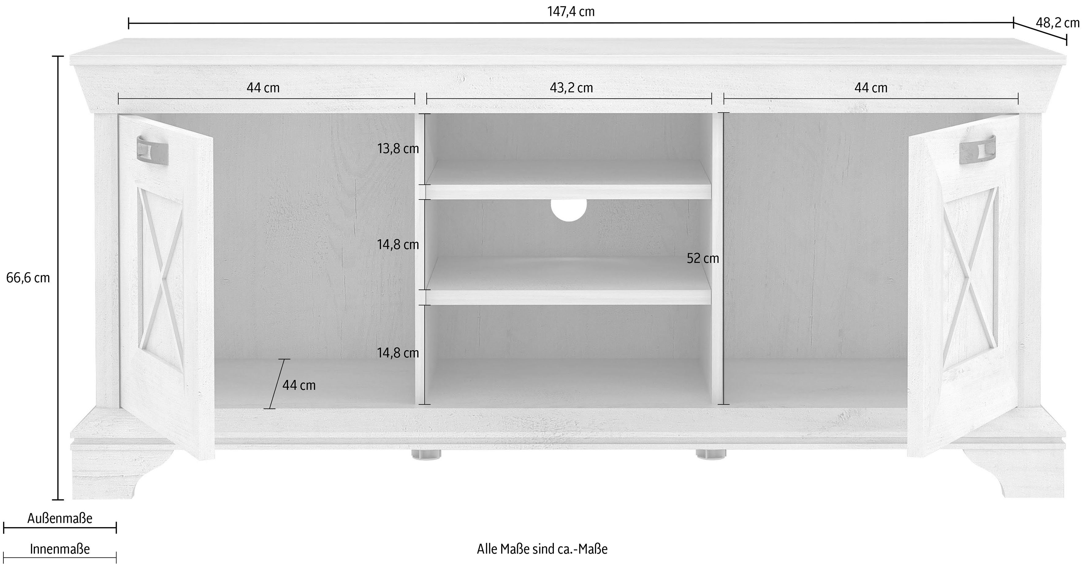 FORTE Tv-meubel Kashmir TV-meubel, TV-kast
