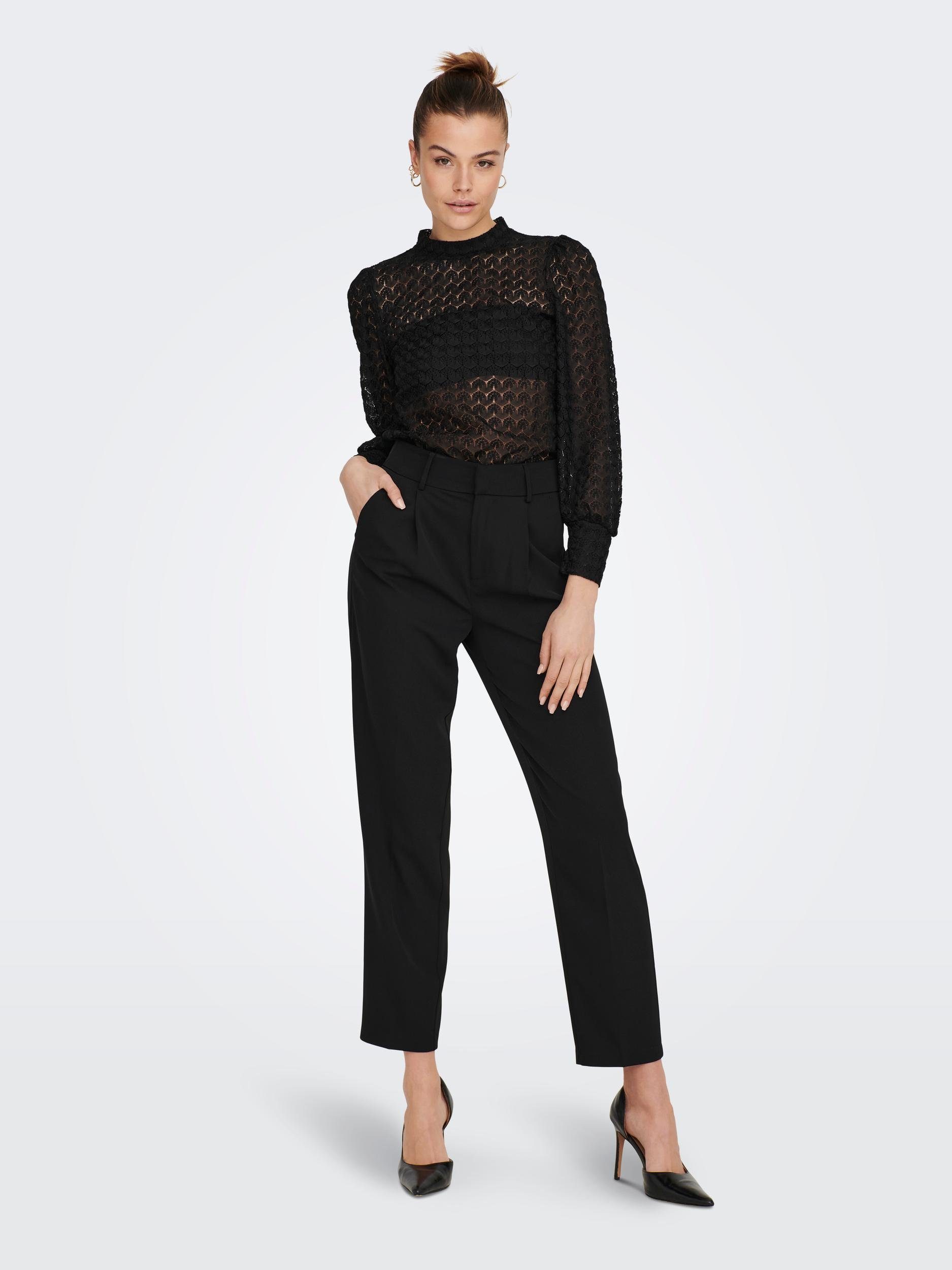 JDY Shirt met lange mouwen JDYAVERY L/S LACE TOP JRS NOOS