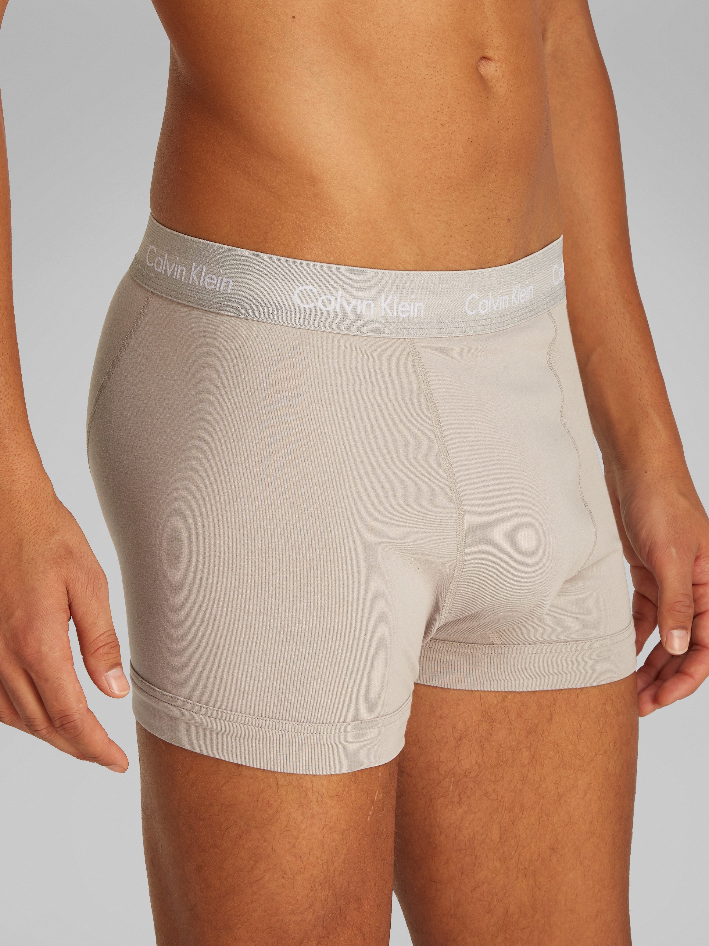 Calvin Klein Trunk 3PK met calvin klein logo-elastische tailleband (3 stuks) (3 stuks)