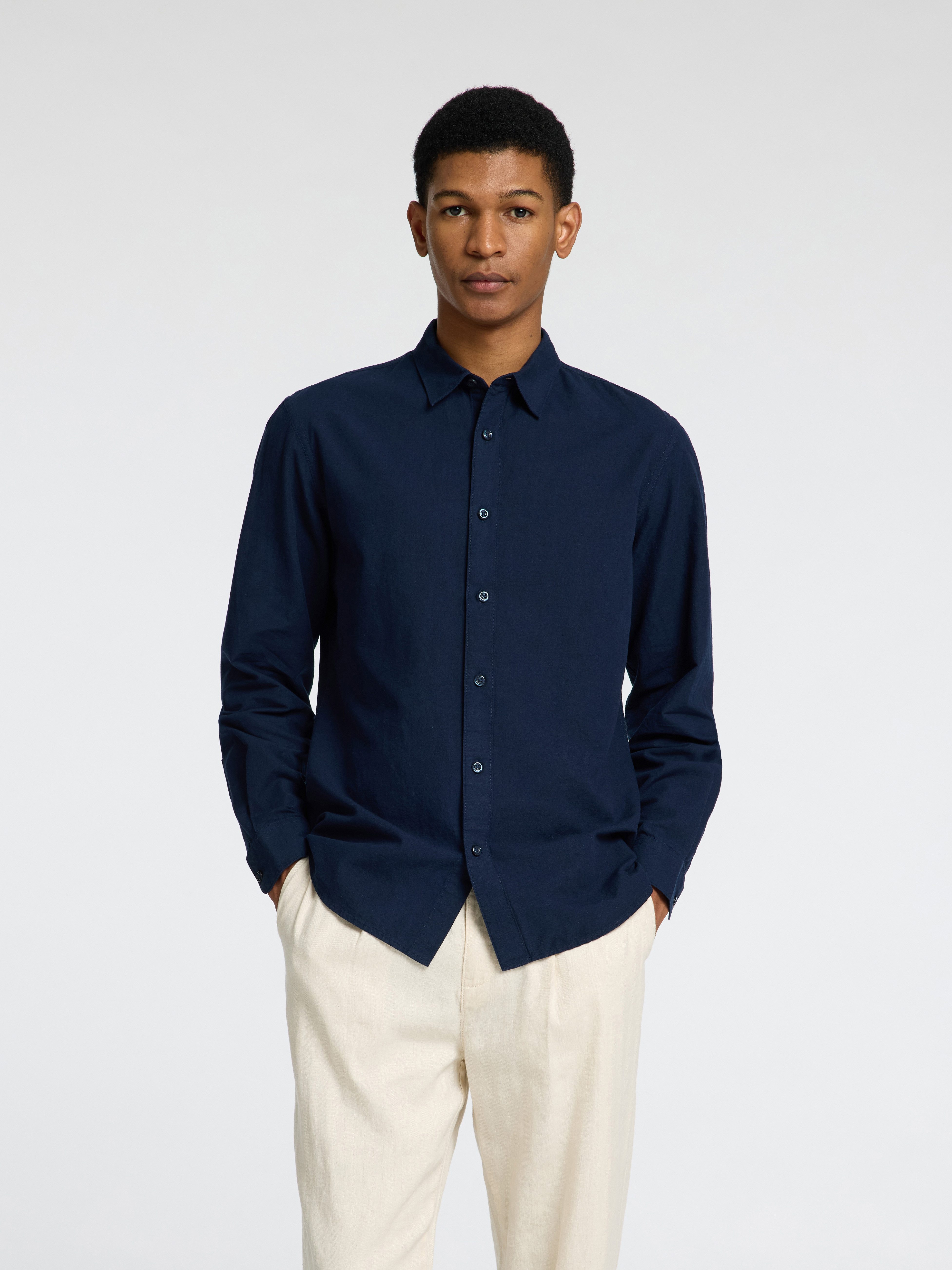 SELECTED HOMME Linnen overhemd NEW-LINEN SHIRT