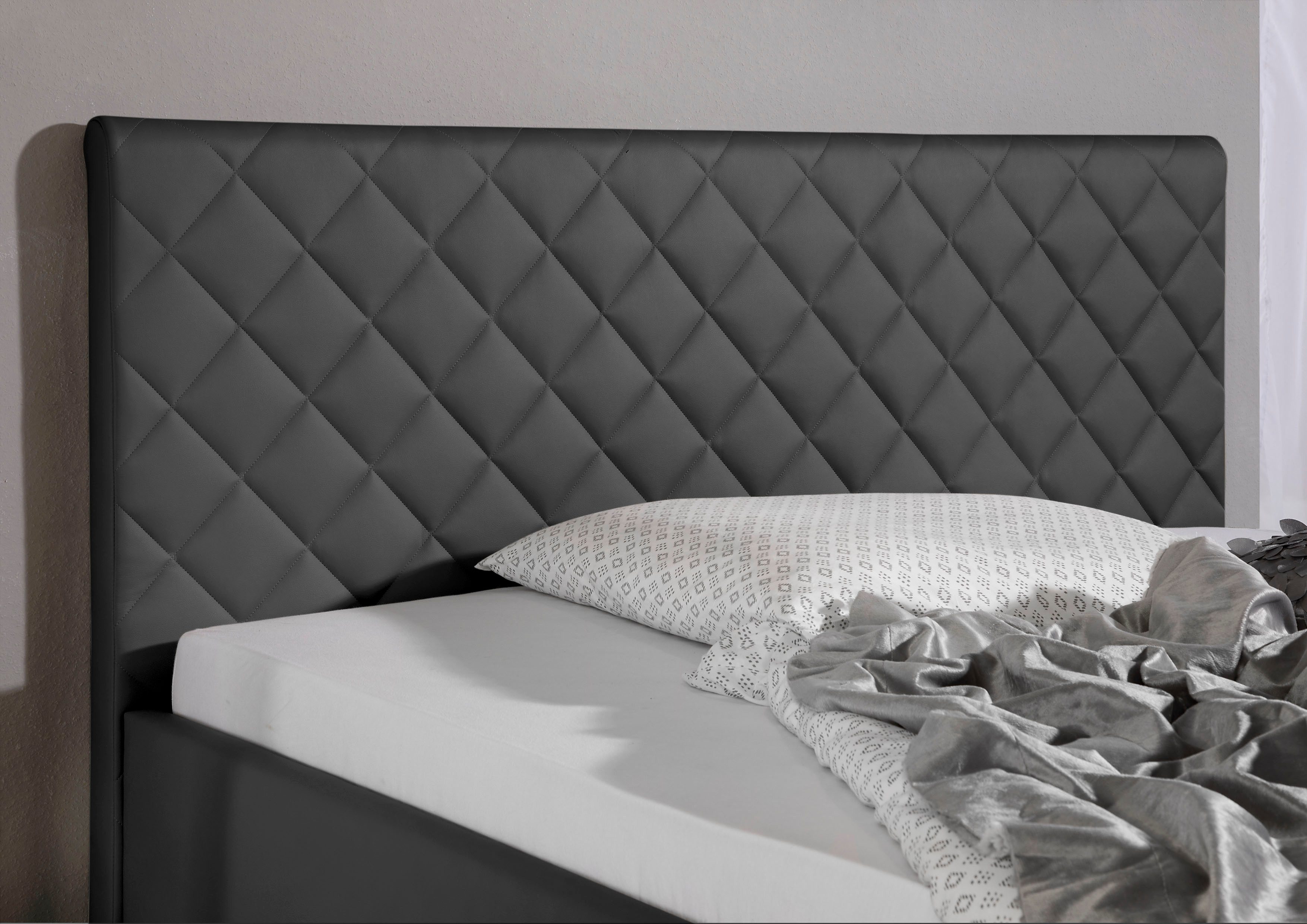 Maintal Gestoffeerd bed Bloomington Zijkanten van het bed zelf te monteren, zonder bedkist