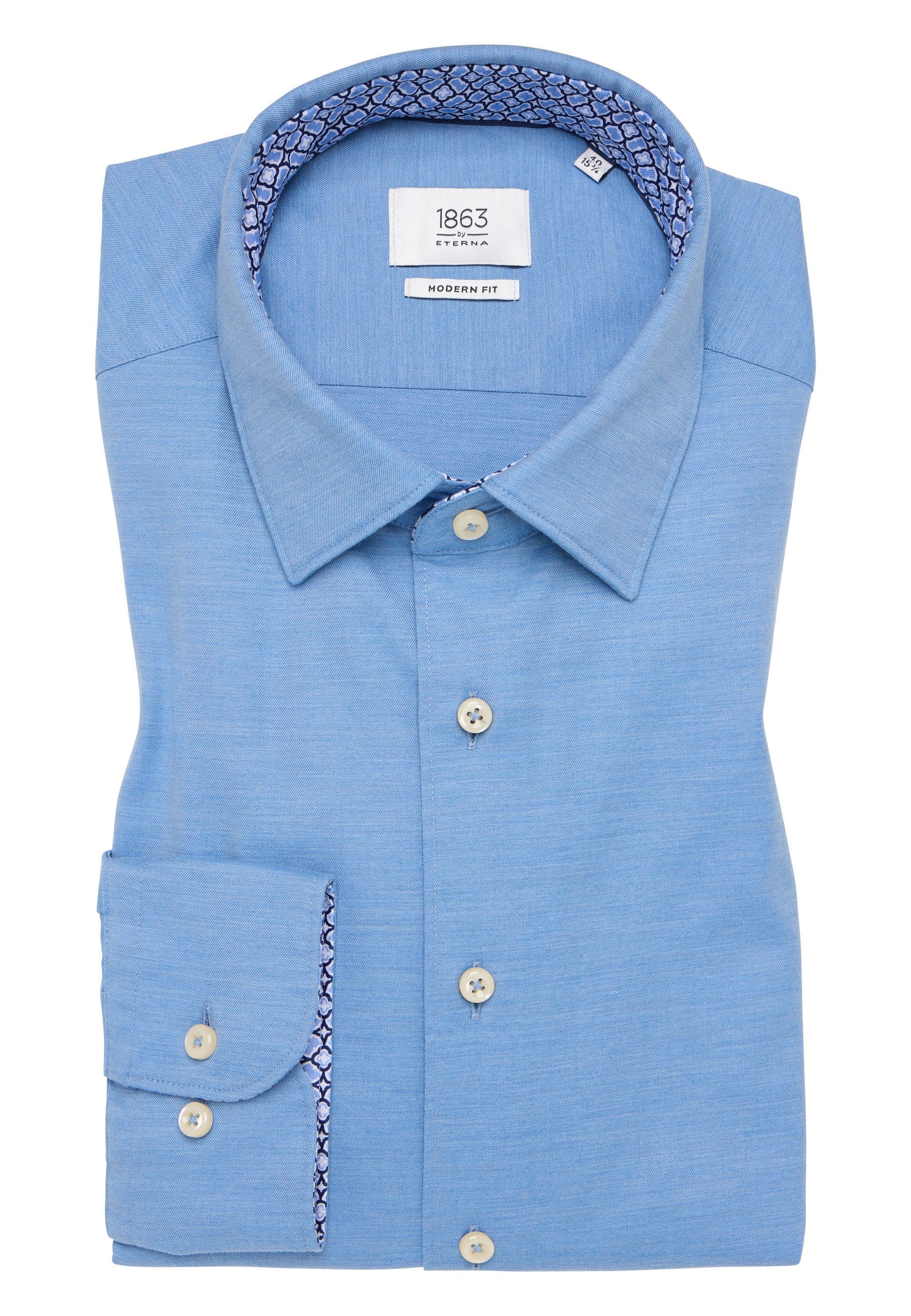 Eterna Overhemd met lange mouwen MODERN FIT EASY IRON (gemakkelijk te strijken)