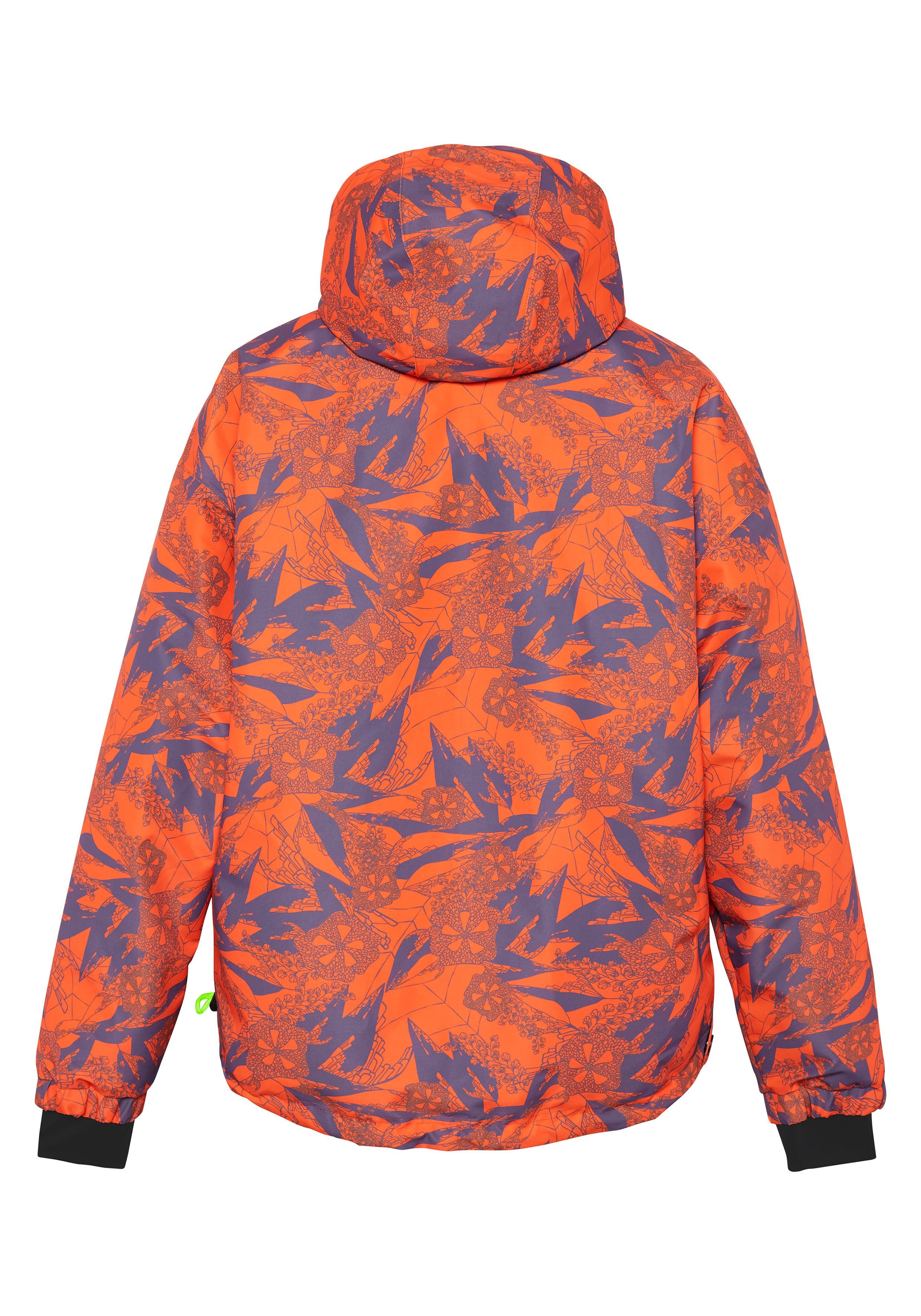 Chiemsee Outdoorjack ORNG/PURPLE AOP