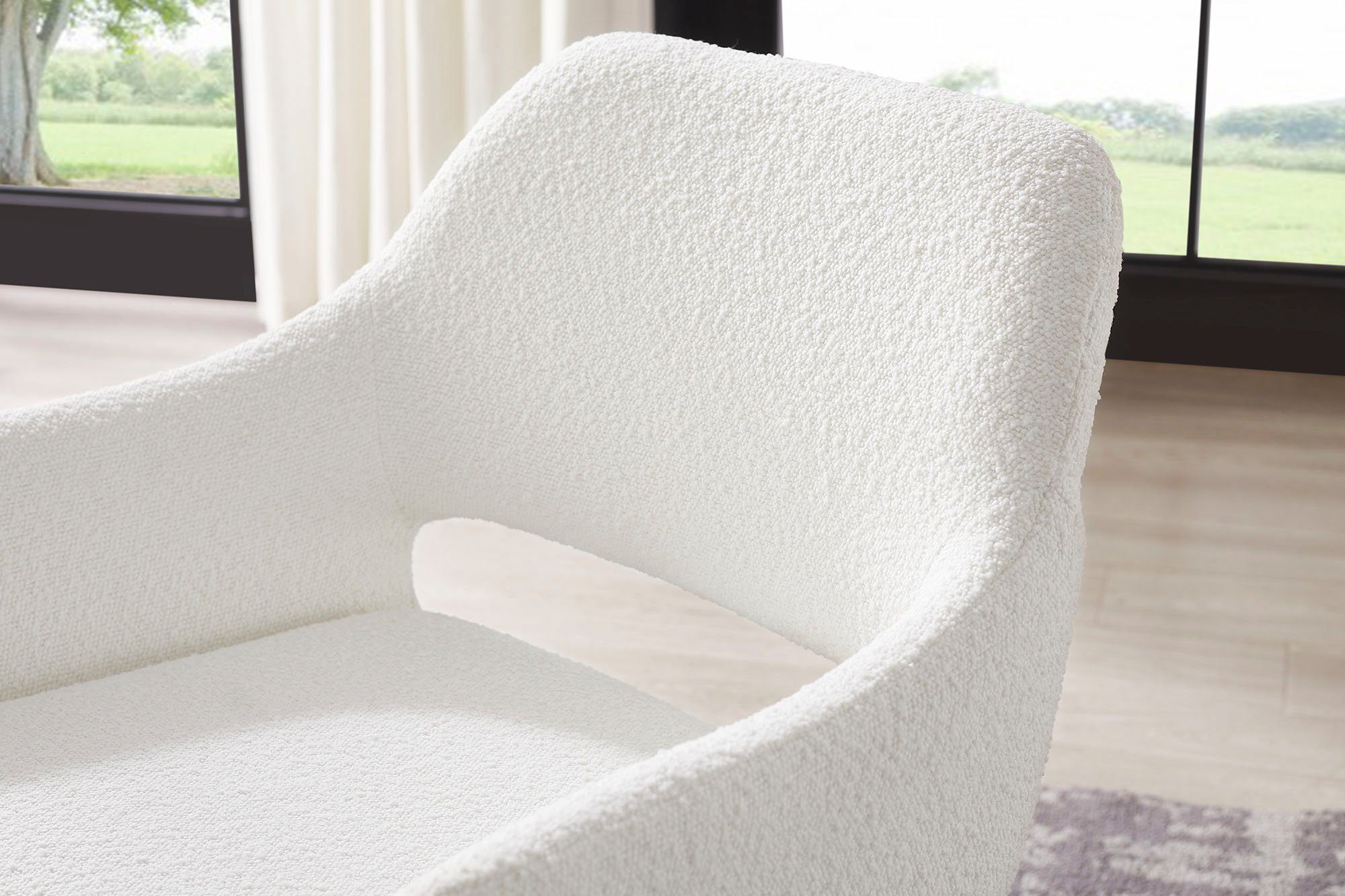 SalesFever Stoel met armleuningen Comfortabele eetkamerstoel met stijl