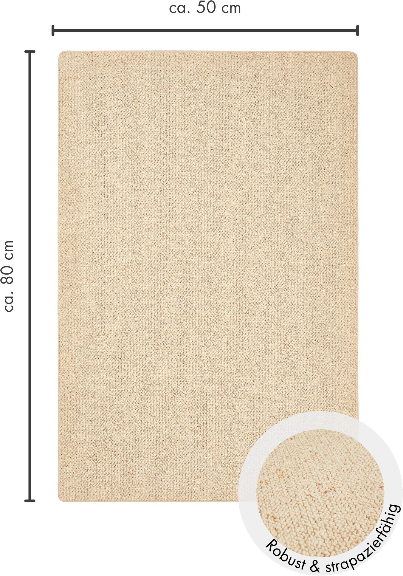 LUXOR living Wollen kleed Sheffield, Made in Germany