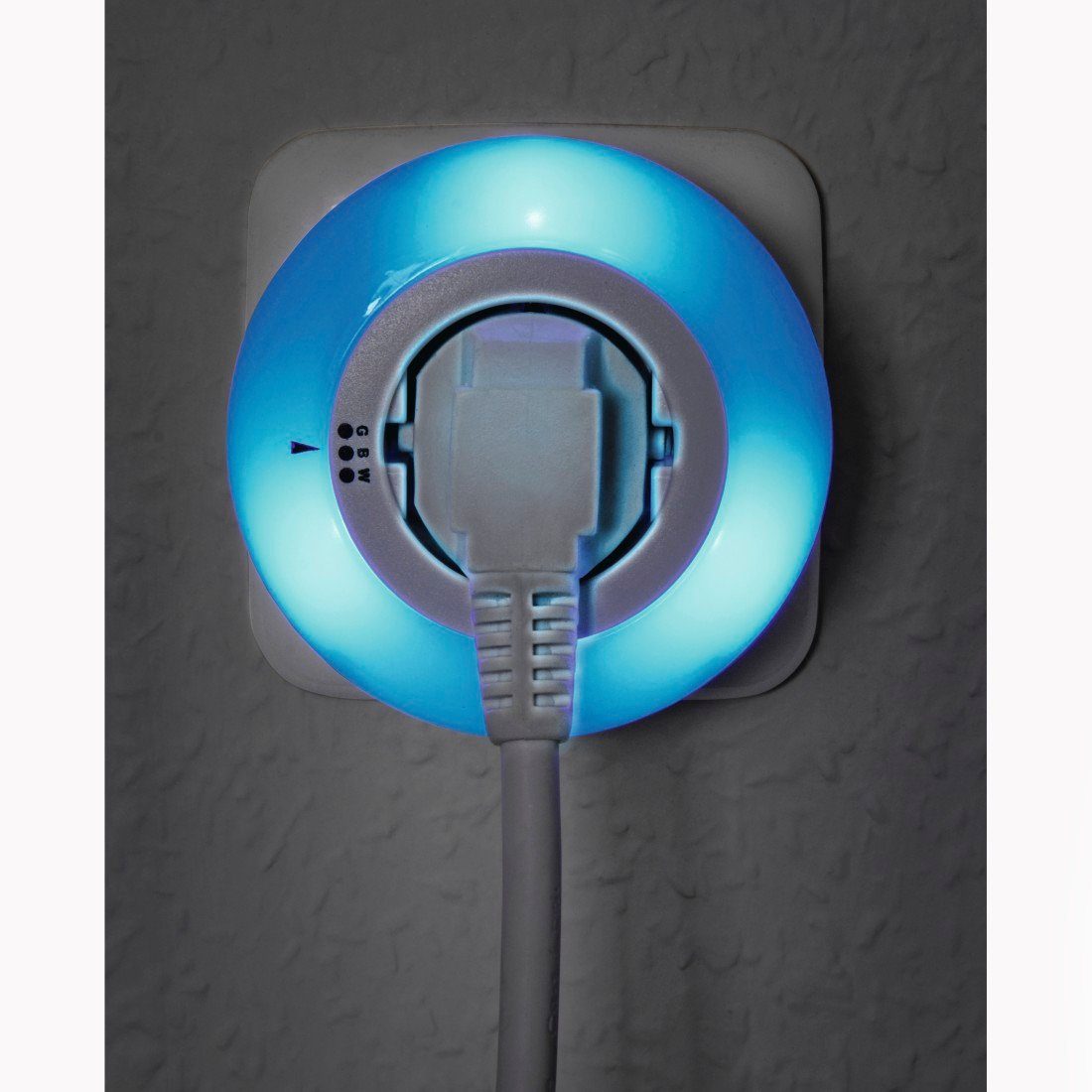 Hama Led-nachtlampje LED nachtlampje met stekker, lichtsensor, aanrakingbescherming, 3 kleuren