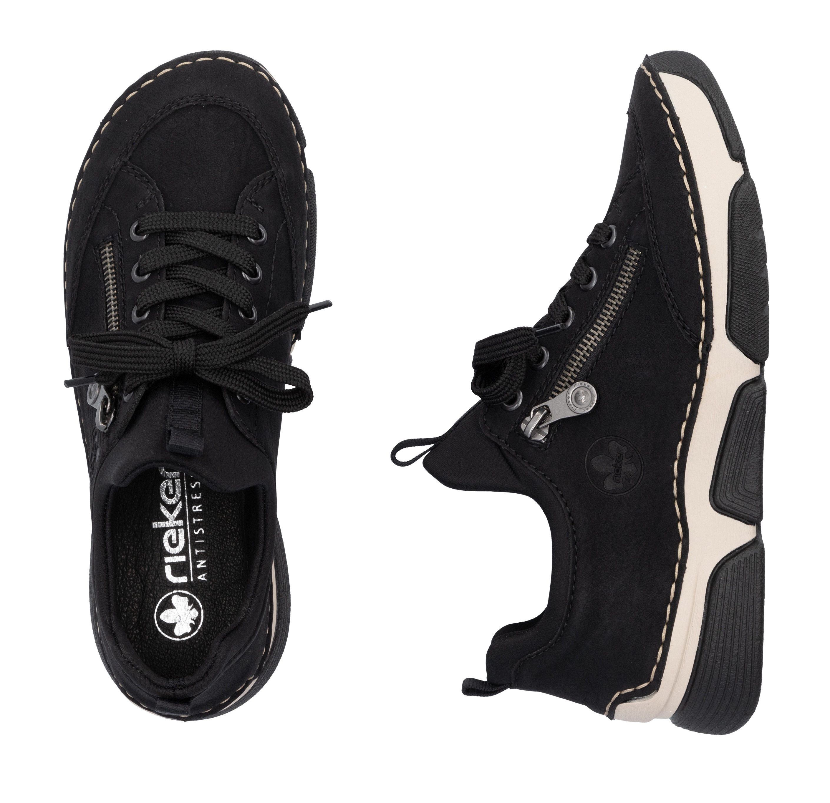 Rieker Slip-on sneakers , instapschoen, halfschoen, vrijetijdsschoen met zachte binnenzool