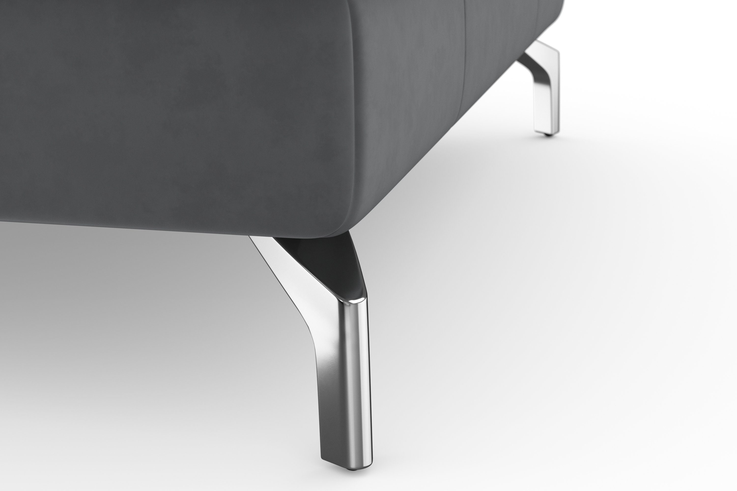 sit&more Zithoek Bendigo U-vorm inclusief zitdiepteverstelling, bodemvrijheid 12 cm, in 2 pootkleuren