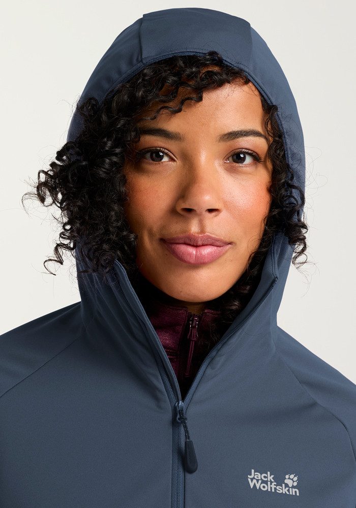 Jack Wolfskin Functioneel jack HIKE WITH ME HOODY W