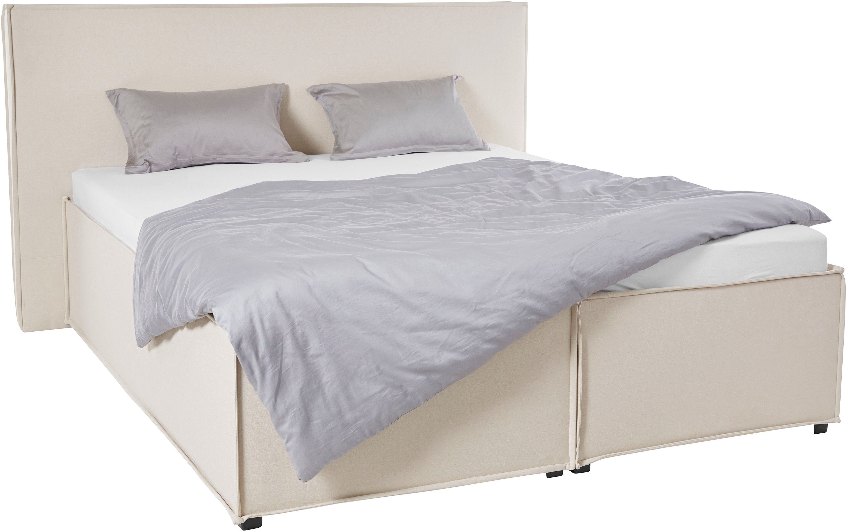LeGer Home by Lena Gercke Gestoffeerd bed Isaline naar keuze zonder matras of met 3 matrassoorten, hoofdbordhoogte 107 cm