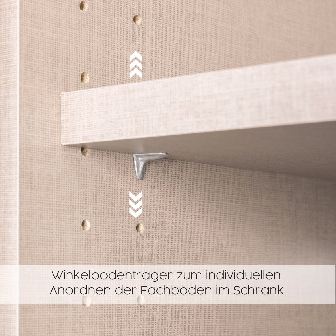 rauch Schuifdeurkast Kledingkast Kast Garderobe CORTONA inclusief indeling, 2 stoffen dozen en extra planken
