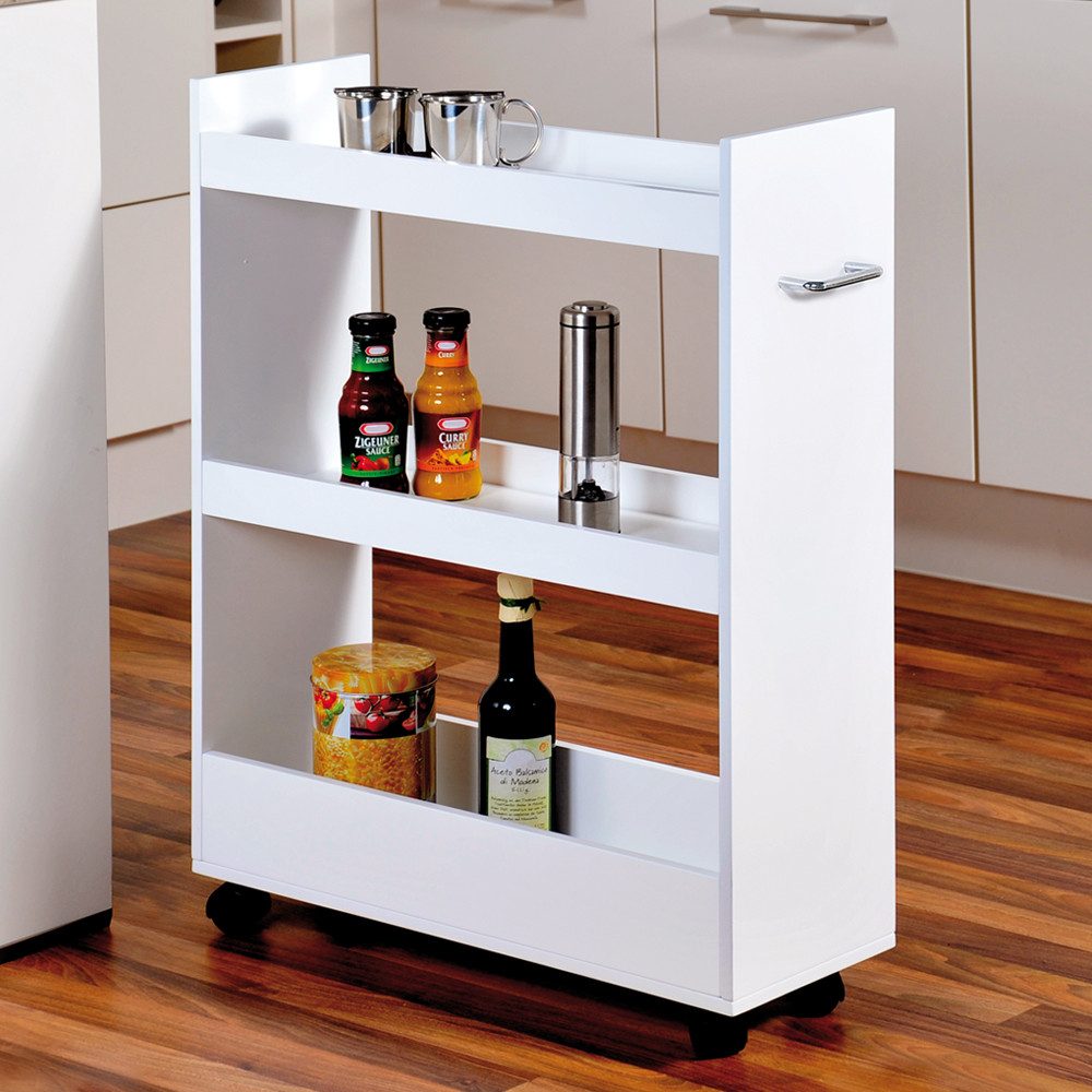 KESPER for kitchen & home Keukentrolley Nisrek, wit, FSC