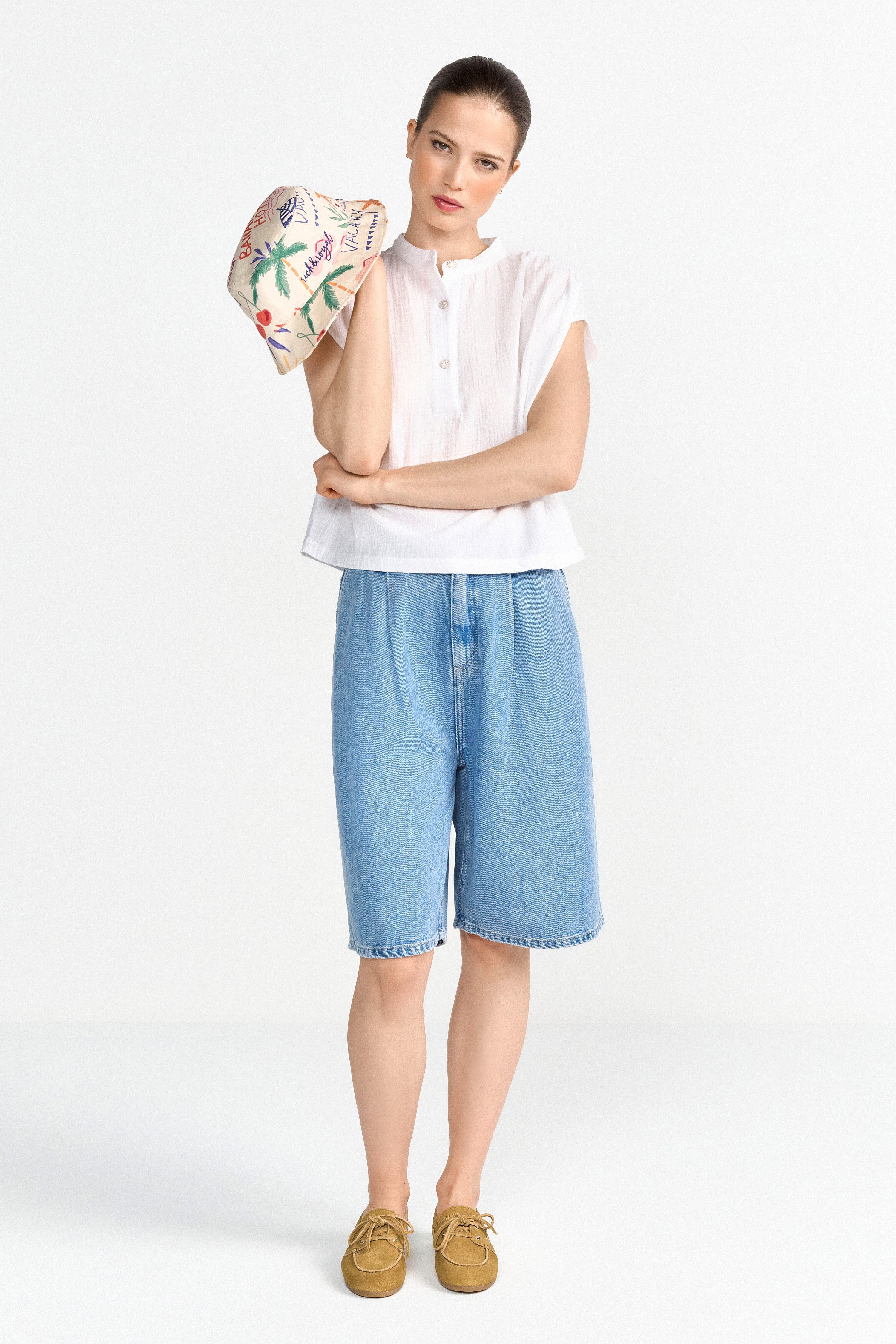 Rich & Royal Shirt Met ruches