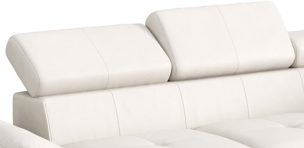 COTTA Hoekbank Enterprise L-vorm met arm- en hoofdbordverstelling, optioneel met slaapfunctie