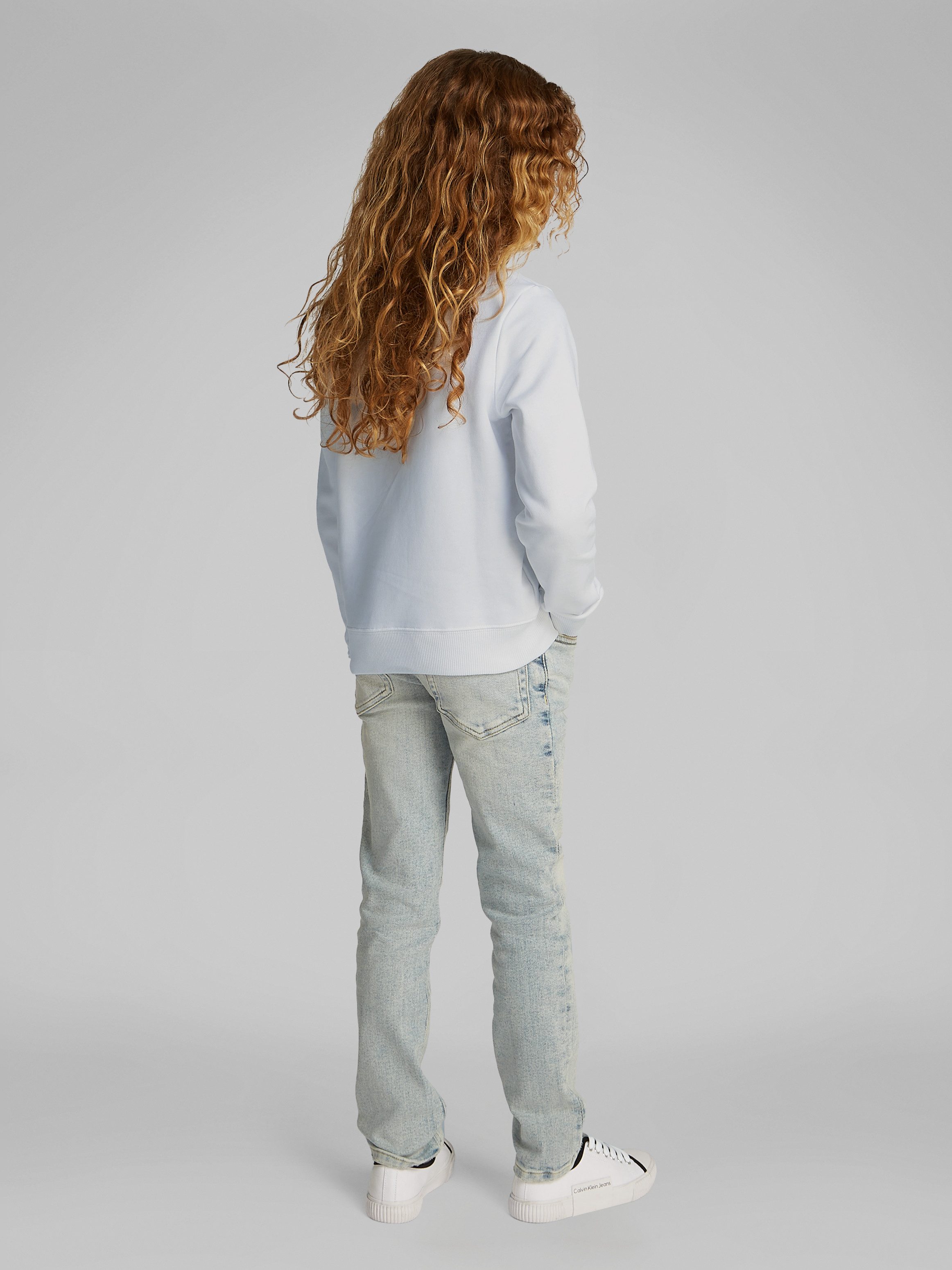 Calvin Klein Sweatshirt INST. LOGO REGULAR CN met een logo-opschrift