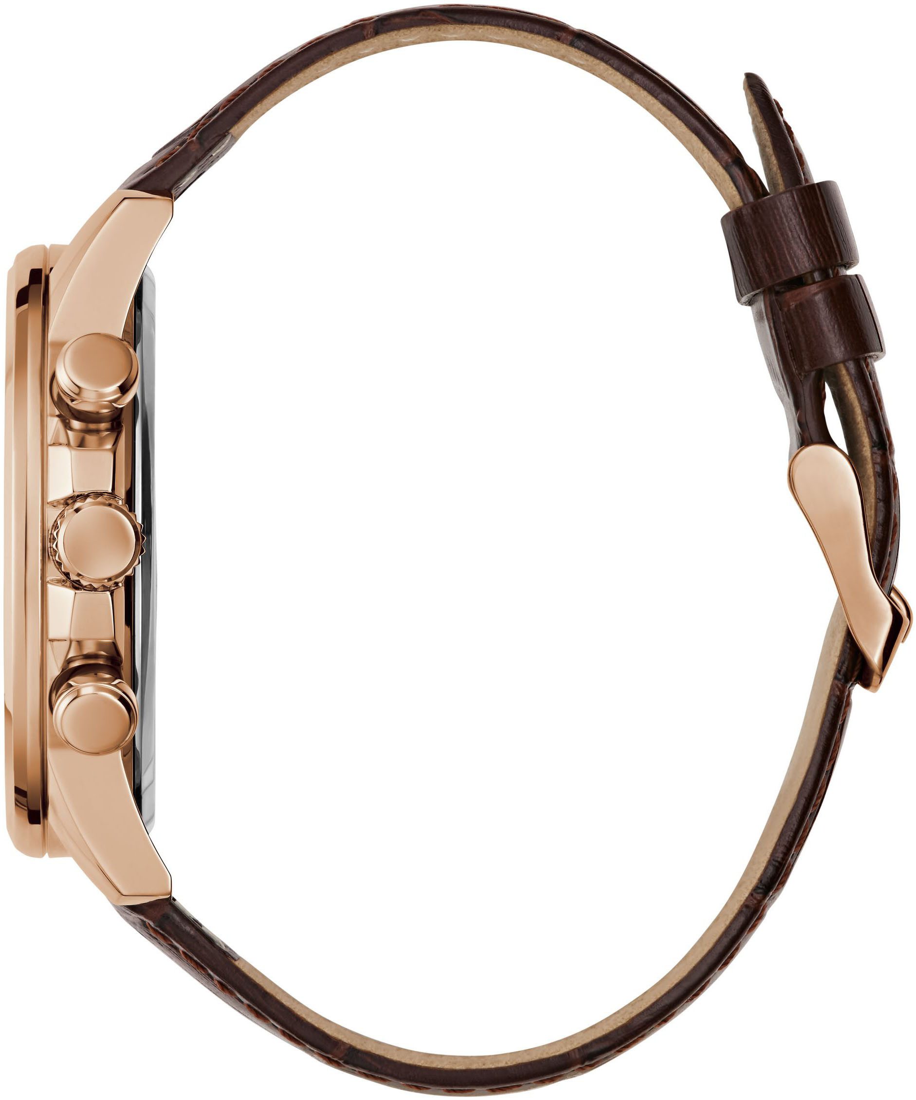 Guess Multifunctioneel horloge Walker Quartz horloge, polshorloge, herenhorloge, datum, weekdag, siliconen band