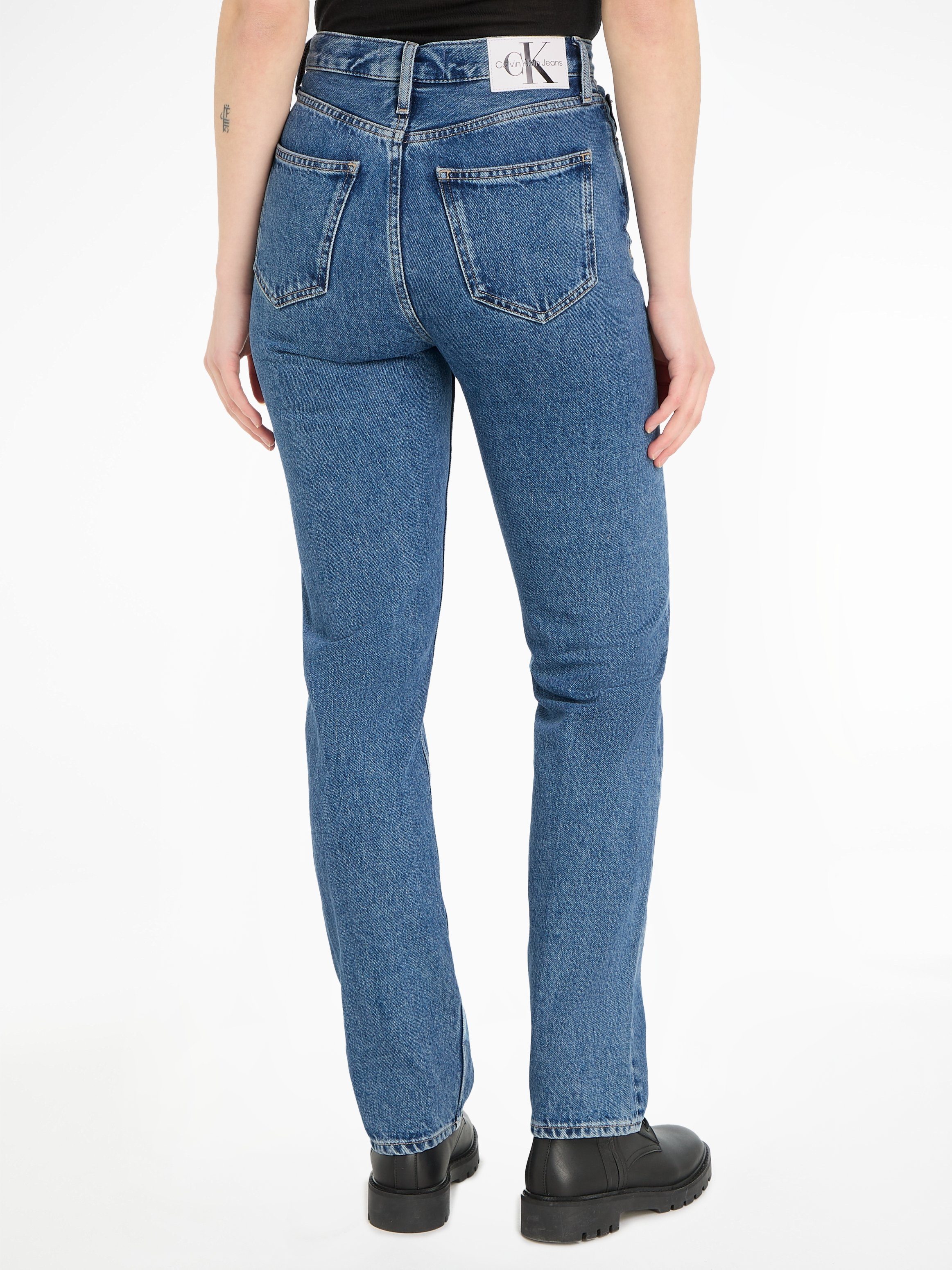 Calvin Klein Straight jeans HIGH RISE STRAIGHT