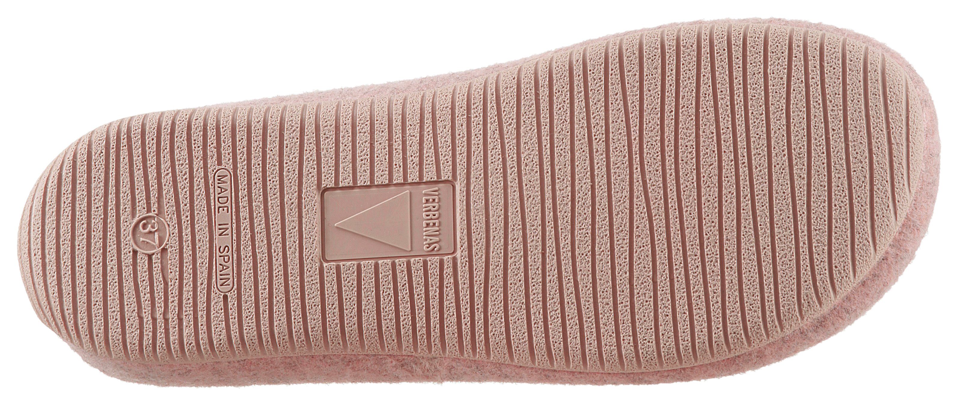 VERBENAS Pantoffels York Fieltro pantoffel, homeslipper, klomp met warme binnenzool