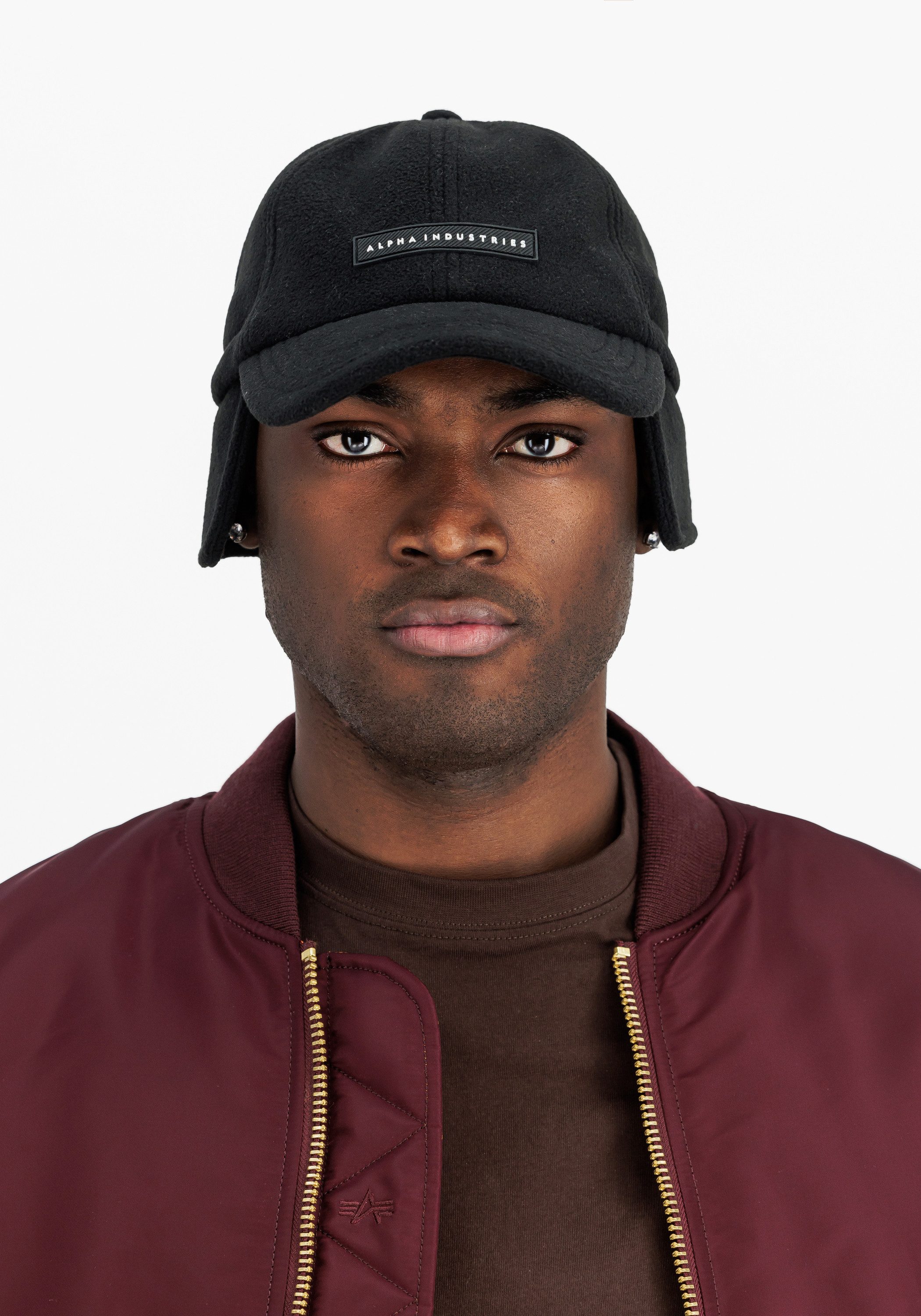 Alpha Industries Truckerpet Snow Cap Rubber Logo