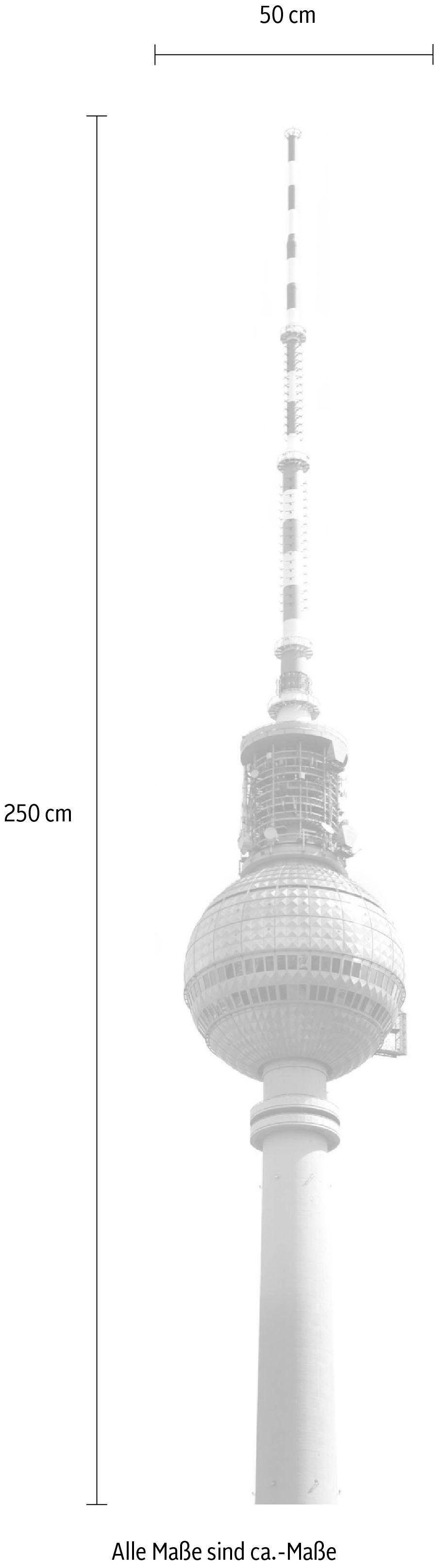Komar Vliesbehang Digitale print vlies - Fernsehturm - Afmeting 50 x 250 cm