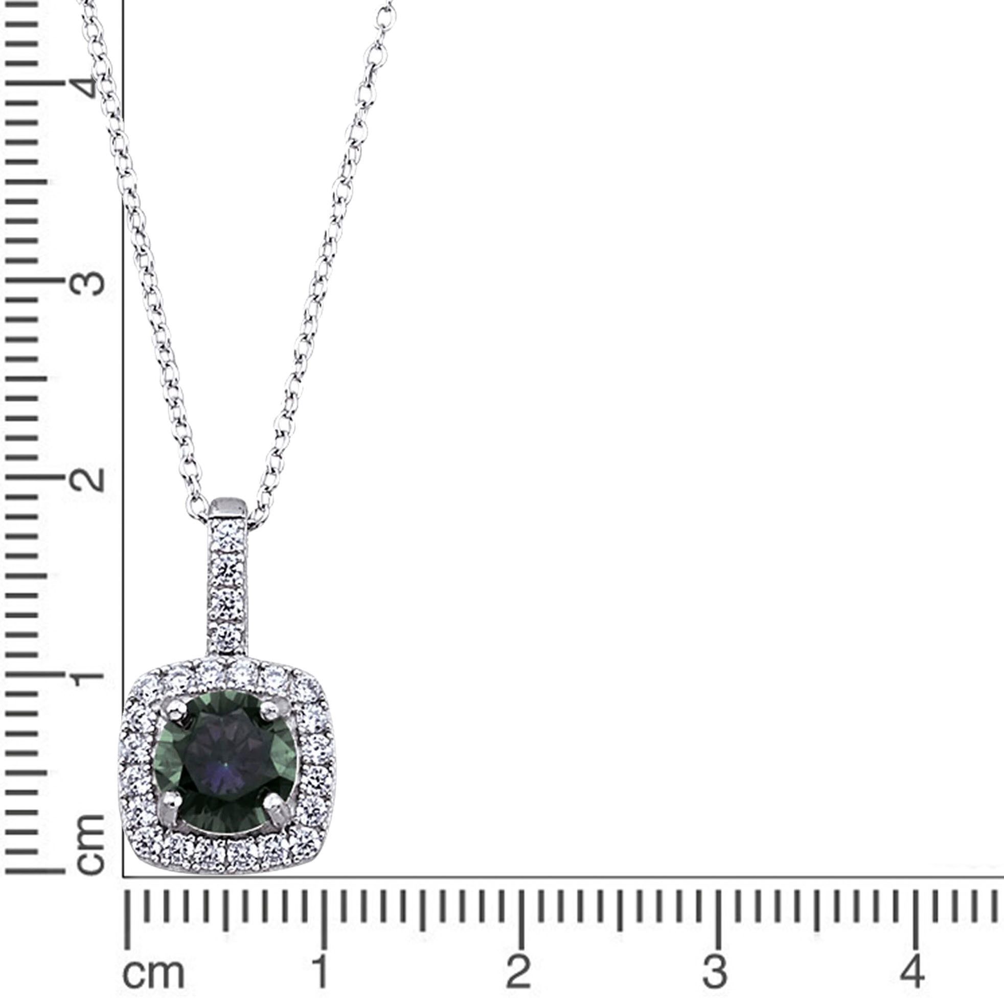 Firetti Ketting met hanger Sieraad cadeau zilver 925 halssieraad halsketting kussenvorm