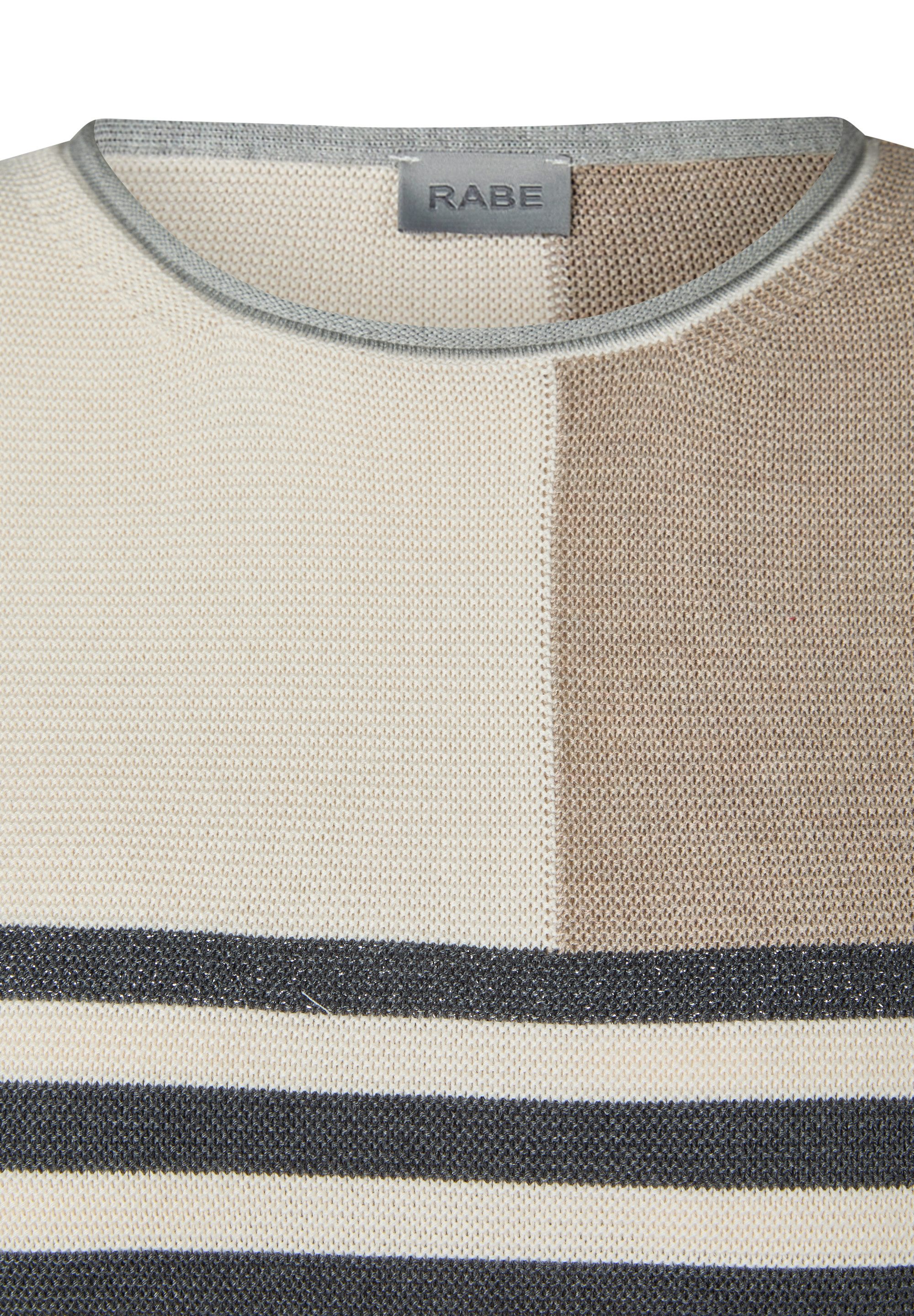 Rabe Gebreide trui in colourblocking-look