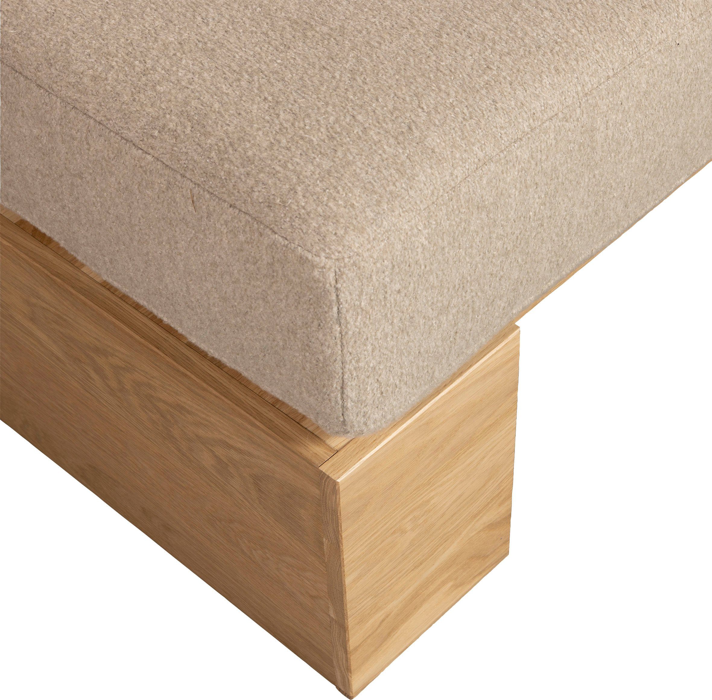 WOOOD Eetbank Dine Bank, met comfortabele zitkussens, breedte 200 cm