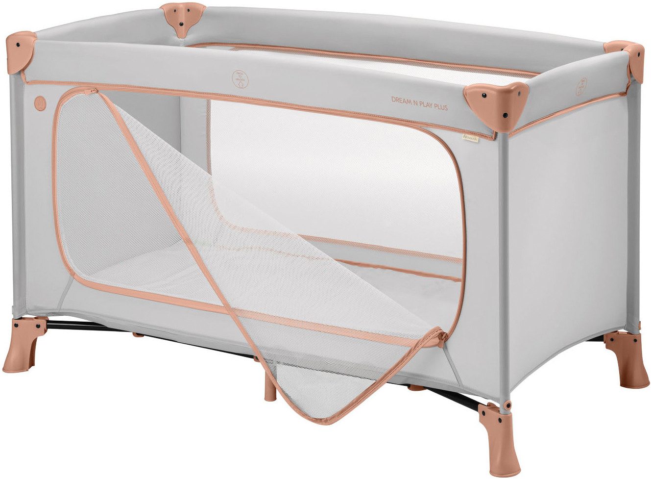 Hauck Baby-campingbed Dream N Play Plus, Dusty Cork