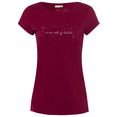 ragwear t-shirt mint a organic met duurzame statement-print rood