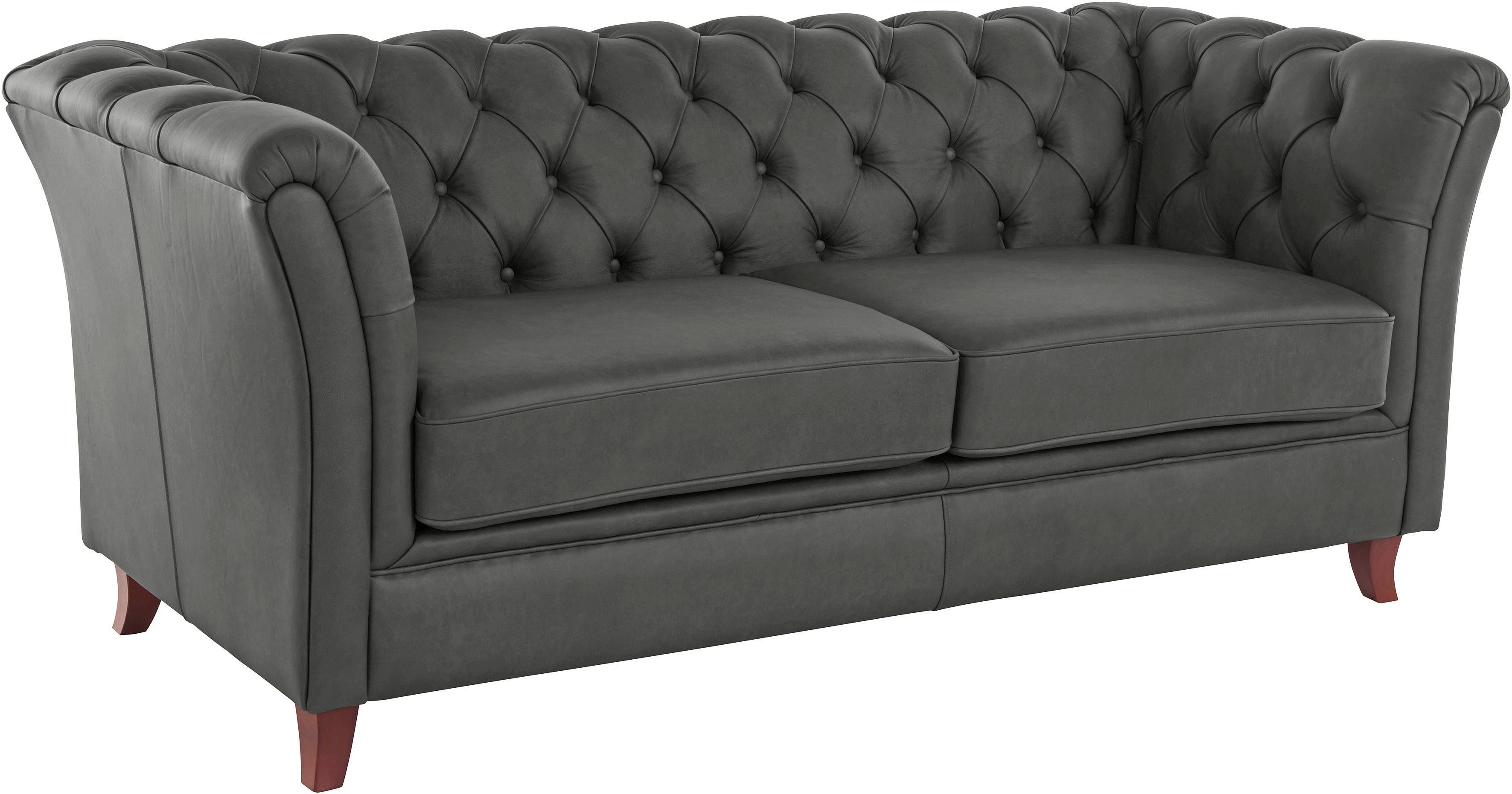 Home affaire Chesterfield-bank Reims met echte chesterfield-capitonnage, uitstekende verwerking