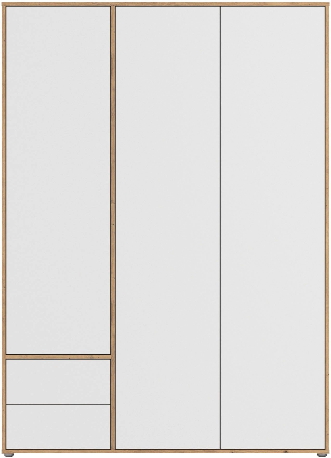 rauch Draaideurkast Kledingkast Kast Garderobe Wasmand NABILA veel Opbergruimte met 2 lades en push-to-open functie topseller made in germany