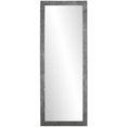 spiegelprofi gmbh sierspiegel donna brede en hoogwaardige houten decorlijst, made in germany (1 stuk) grijs