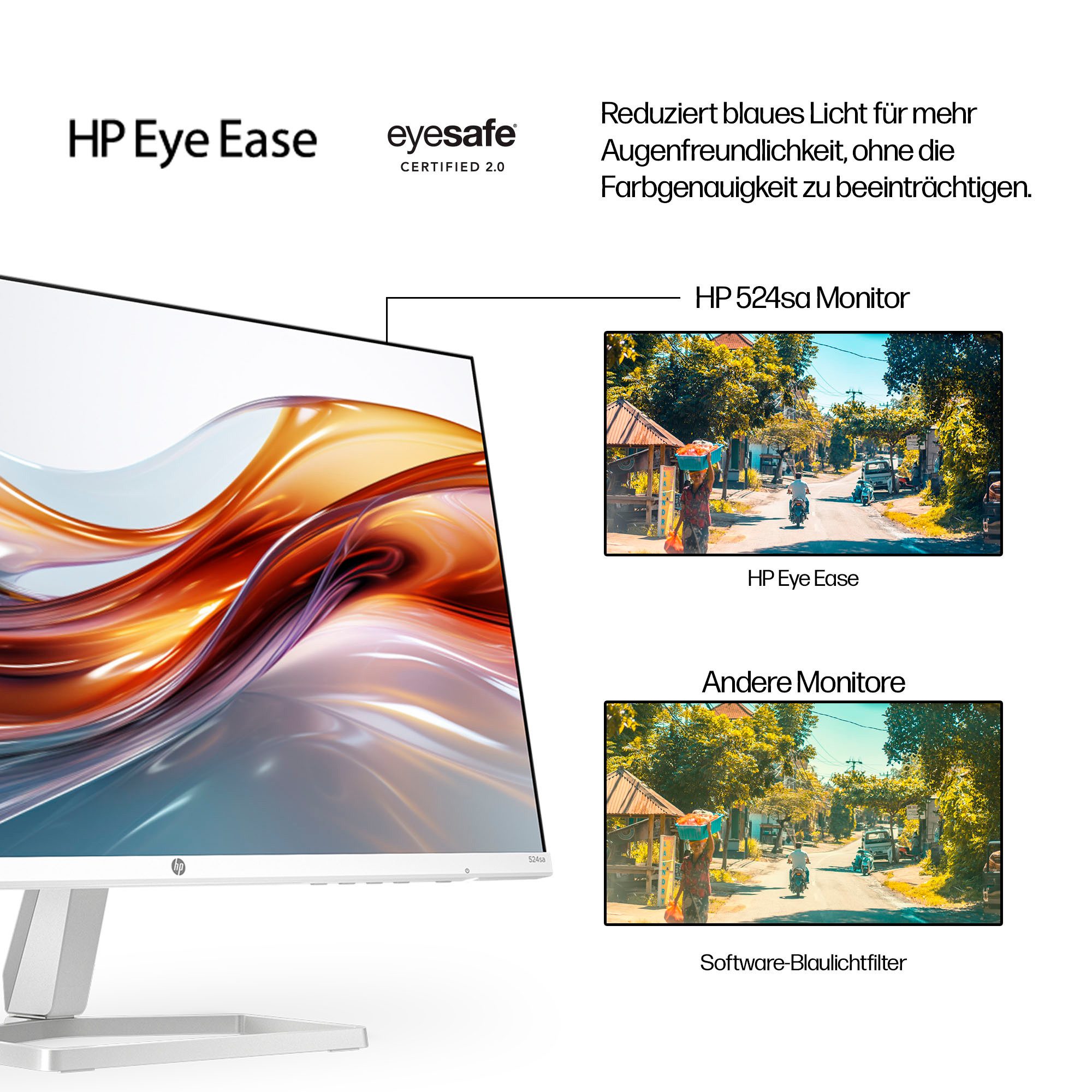 HP Ledscherm 524sa (HSD-0174-K), 61 cm / 24", Full HD