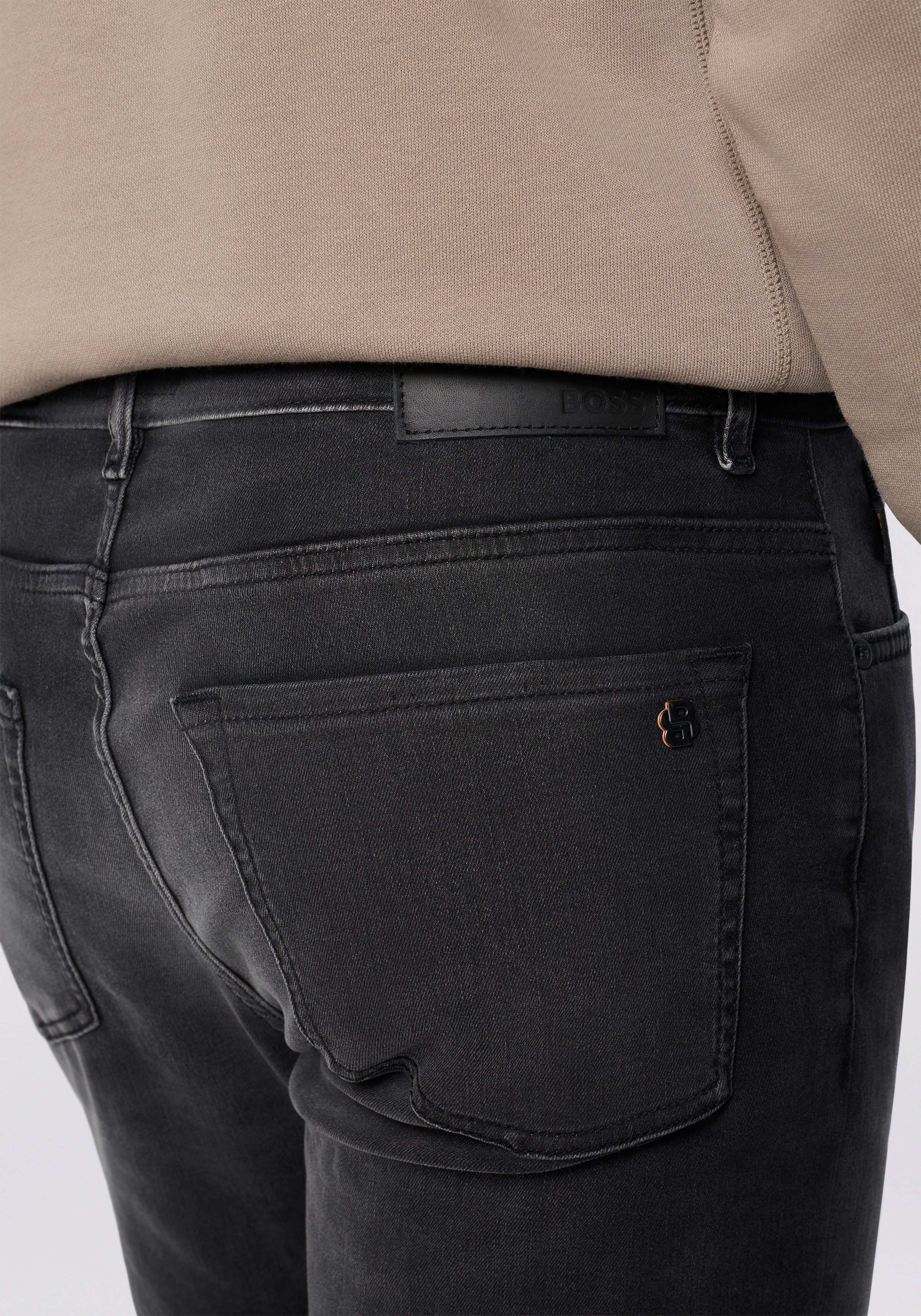 Boss Orange Regular fit jeans RE.MAINE BO met boss-lederbadge
