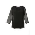 aniston selected blouse zonder sluiting met rugsplit zwart