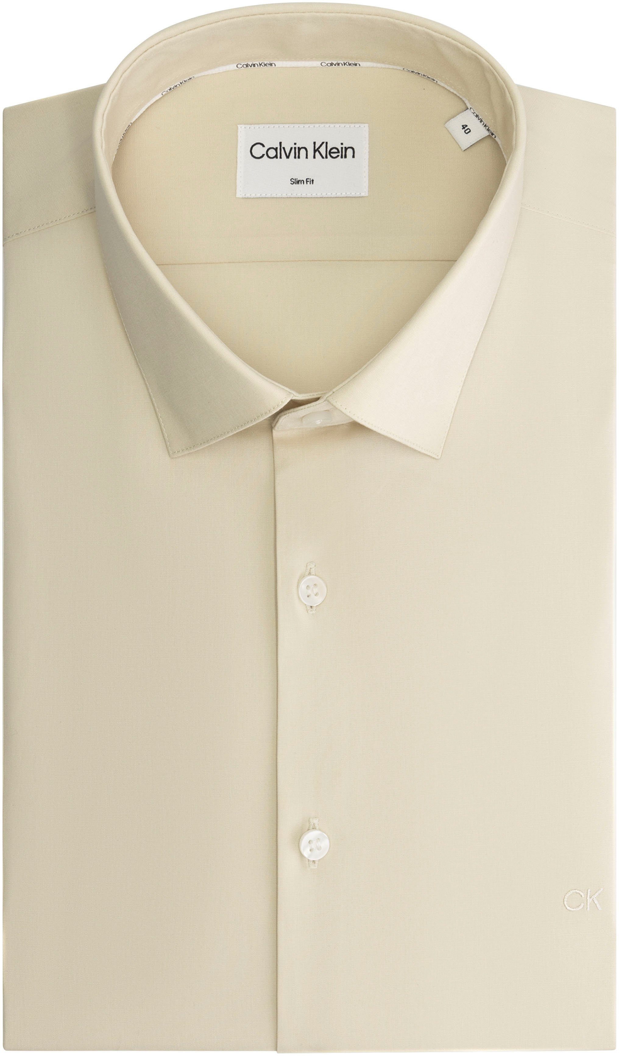 Calvin Klein Businessoverhemd POPLIN STRETCH SLIM SHIRT