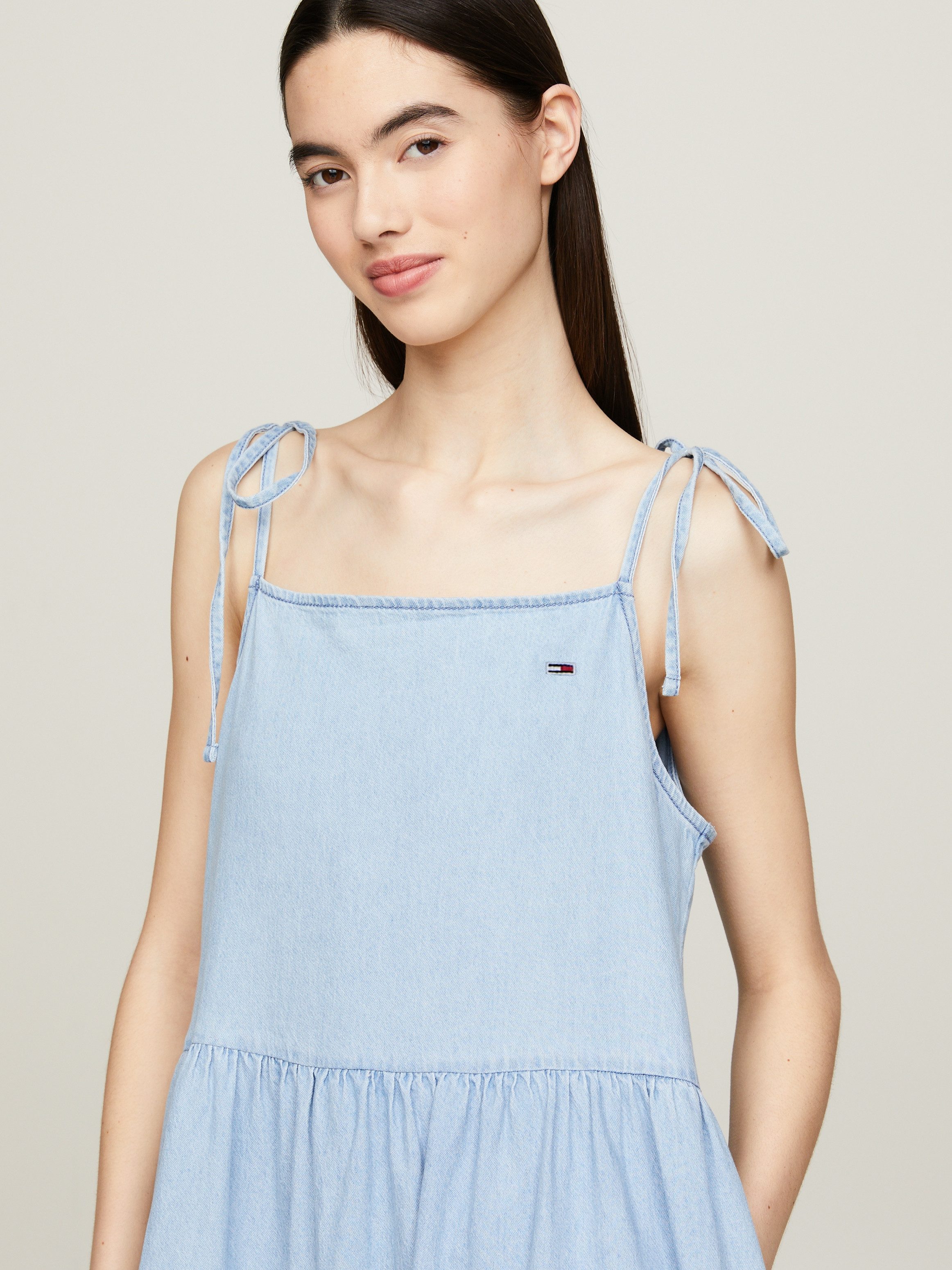 Tommy Jeans Curve Blousejurk TJW CHAMBRAY DRESS EXT