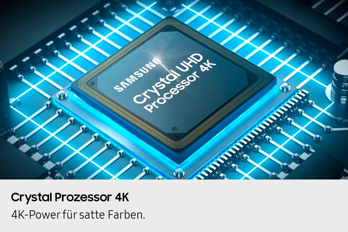 Samsung Led-TV GU85U7099FU LED-televisie, 214 cm / 85", 4K Ultra HD, Smart TV, Crystal UHD, Q-Symphony, Dolby Surround Sound, triple tuner, Smart-Hub