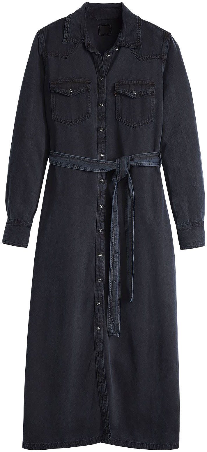 Levi's® Jeans jurk QUINNEY DENIM DRESS met een bindceintuur