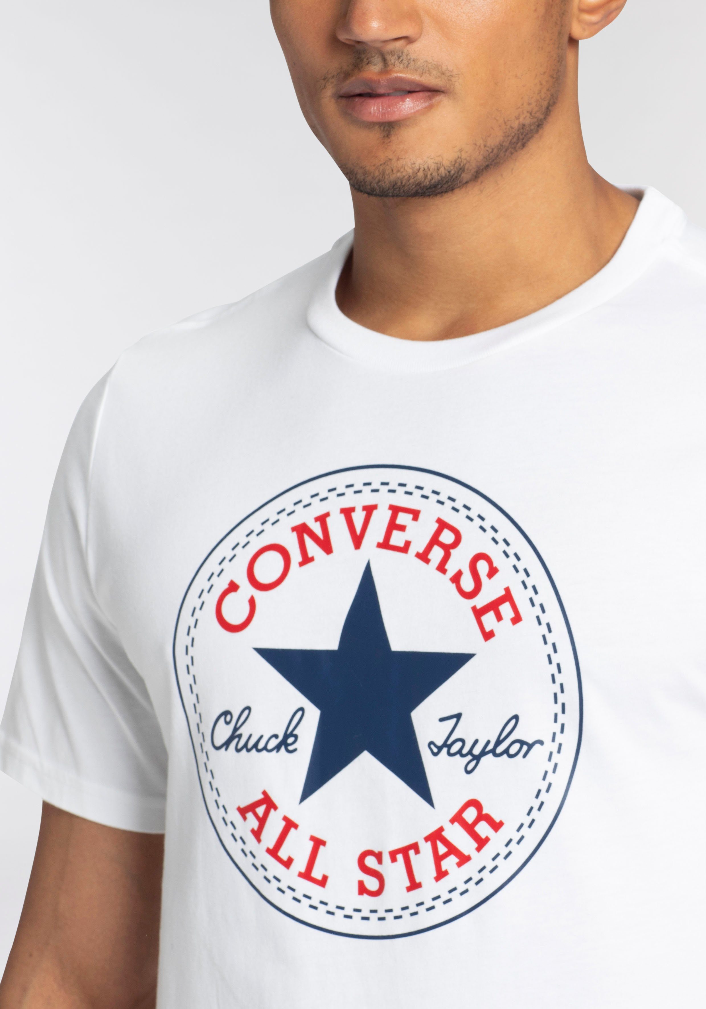 Converse T-shirt CONVERSE GO-TO ALL STAR PATCH STANDARD-FIT T-SHIRT (1-delig)