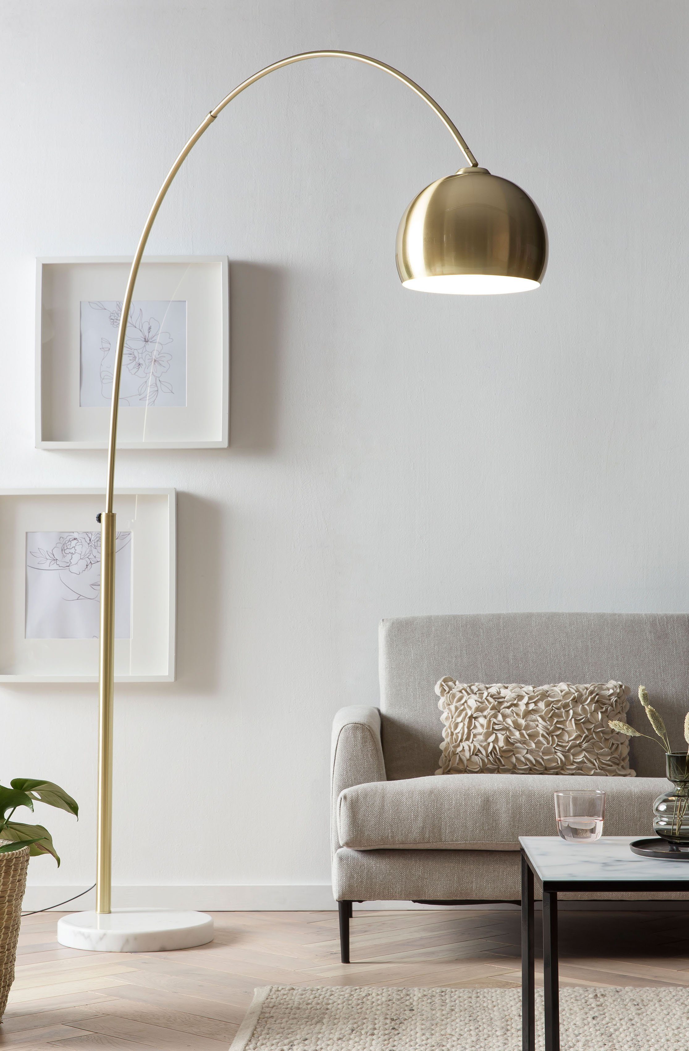 SalesFever Booglamp Clara Voet van marmer