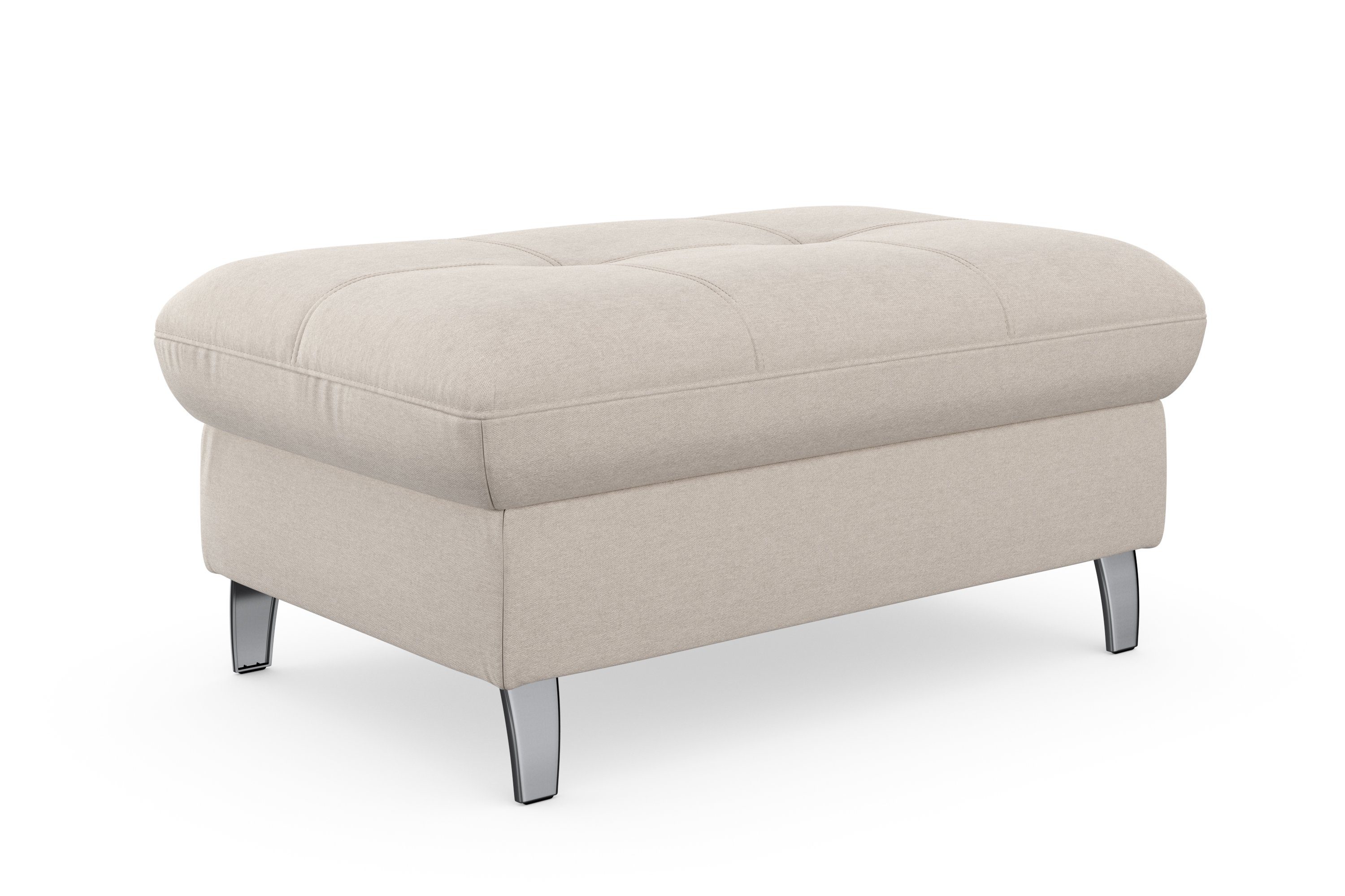 sit&more Hocker met bergruimte Maggiore met bergruimte en moderne metalen poten