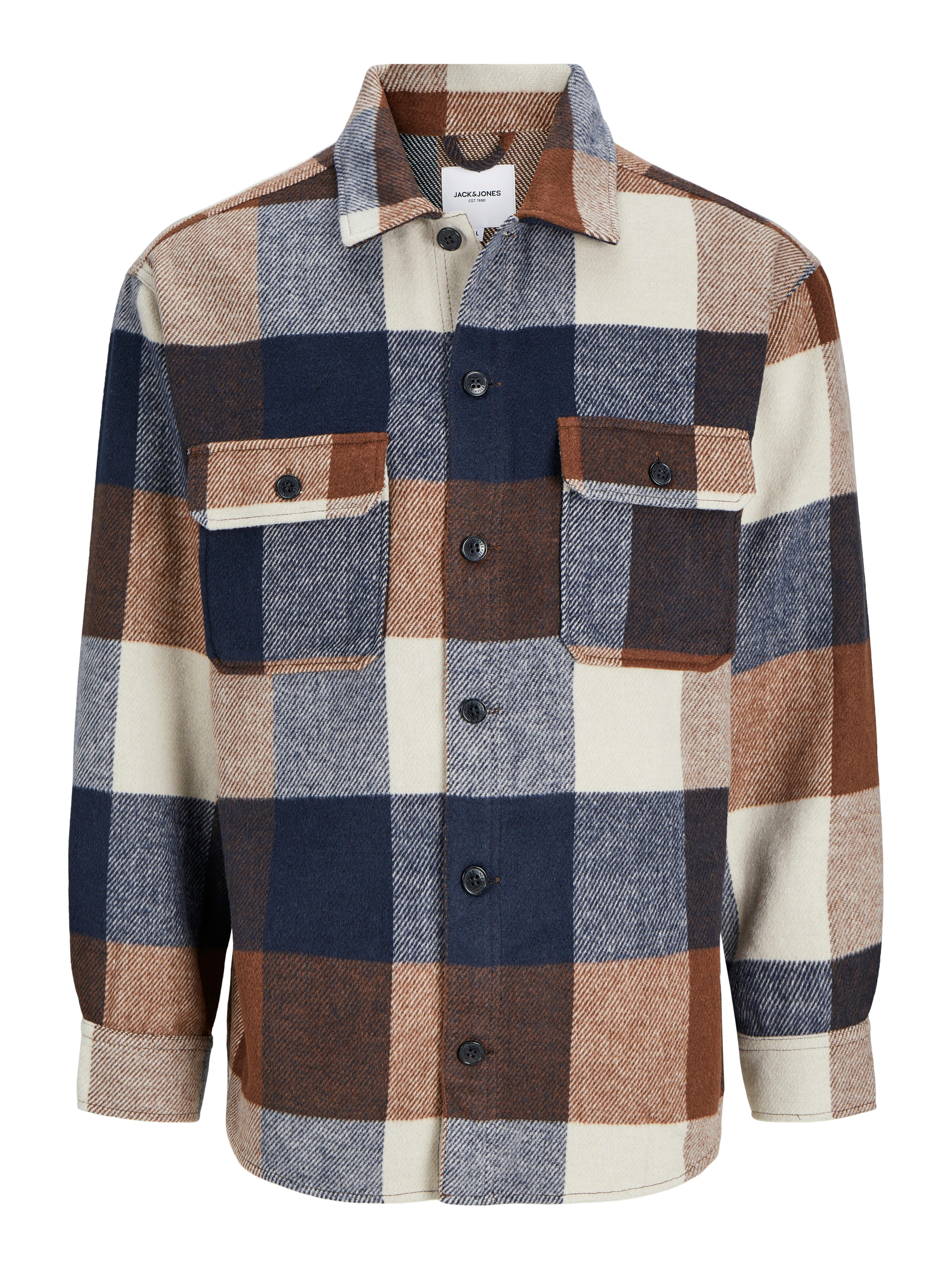 Jack & Jones Overhemd met lange mouwen JJEBRADLEY OLLIE OVERSHIRT LS NOOS